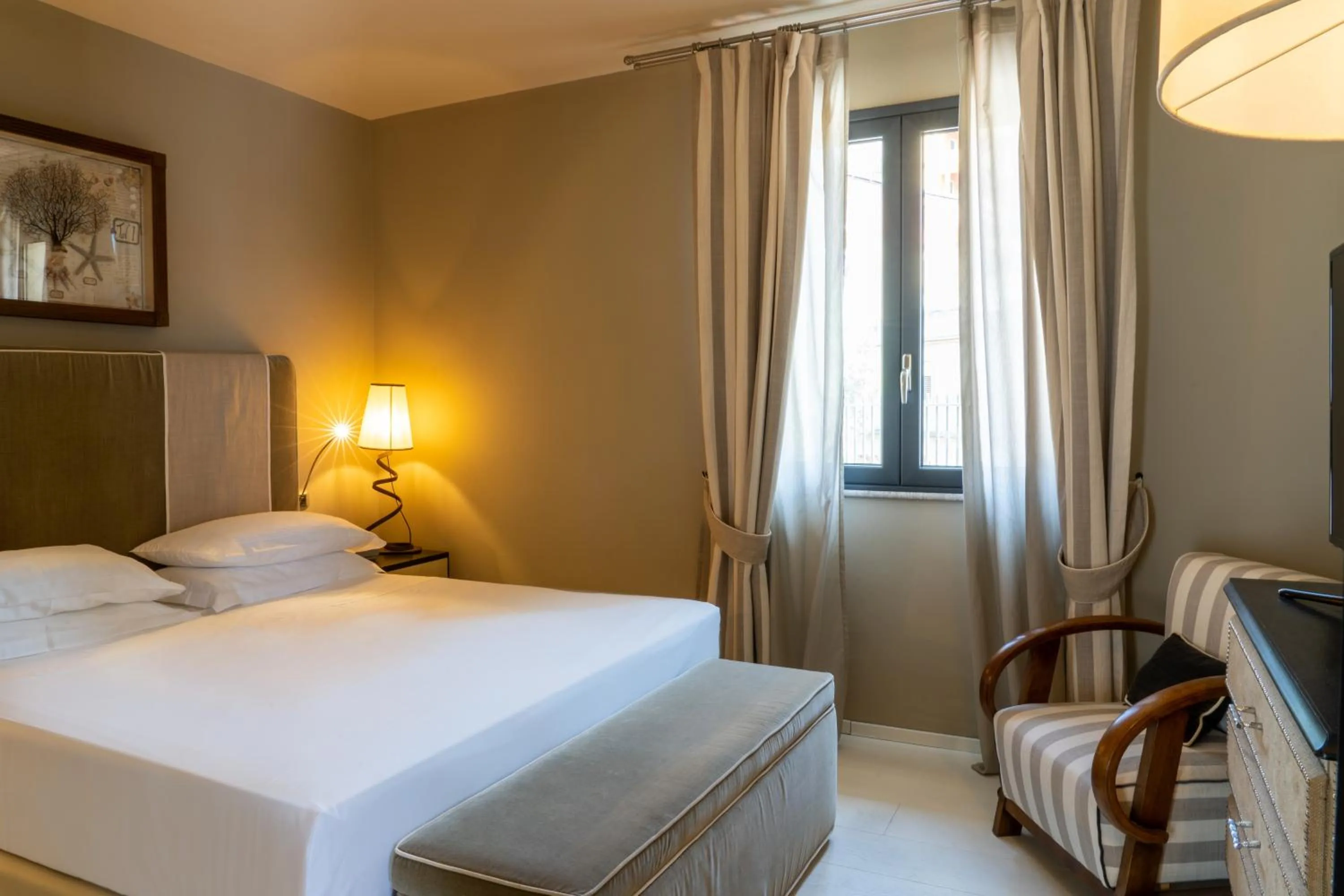 Bed in Hotel Villa Ducale