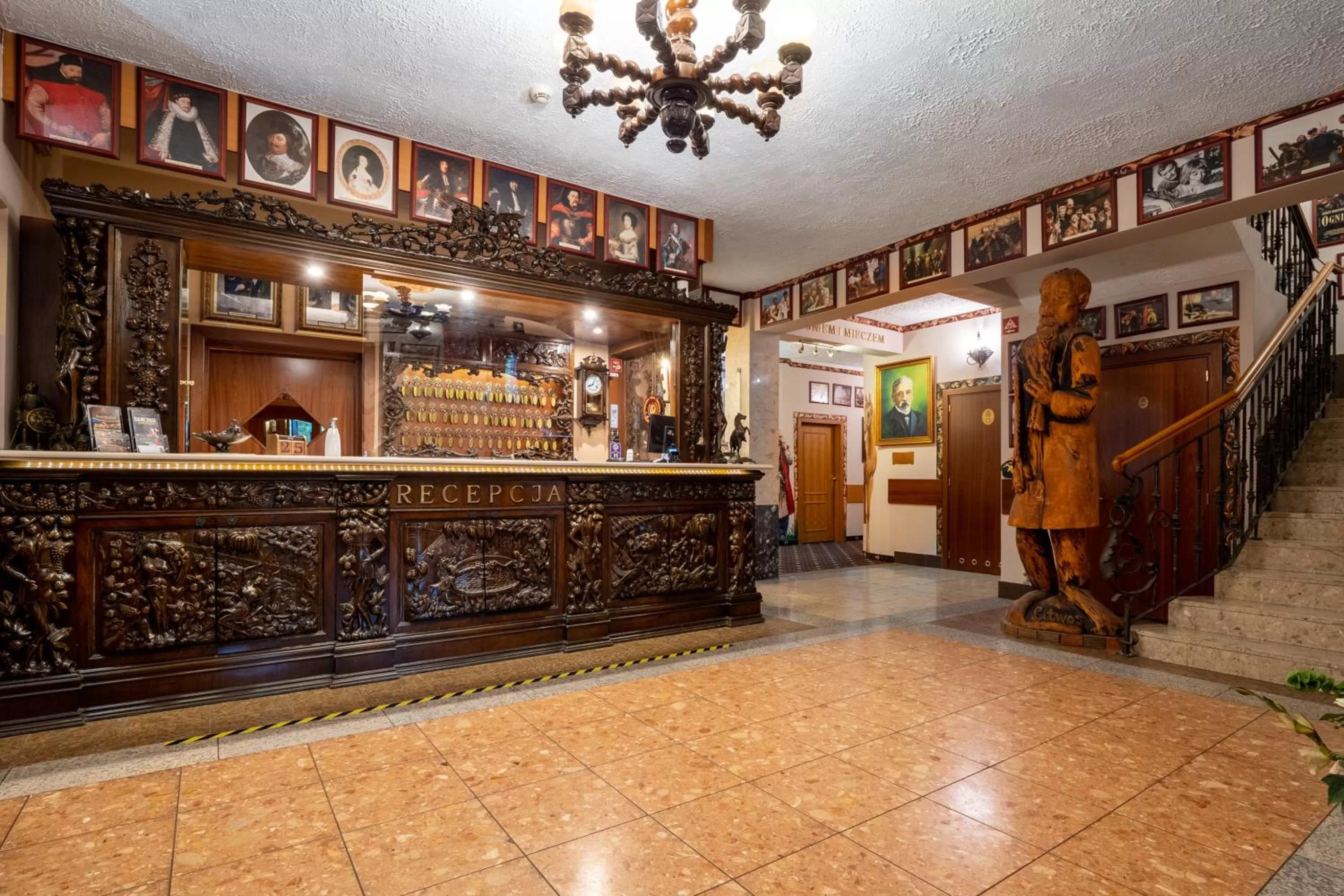 Lobby or reception in Hotel Trylogia