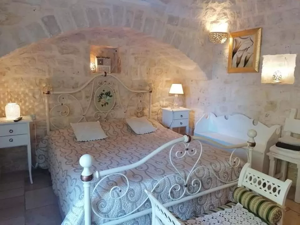 Bed in L'Isola Felice e Trulli Sotto Le Stelle