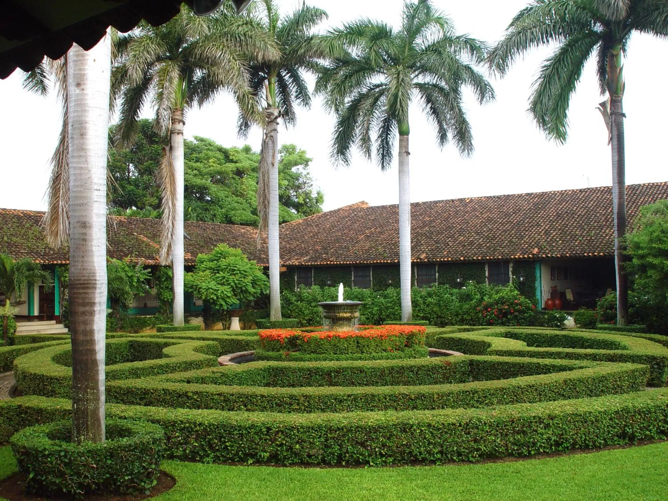 Garden in Hotel El Convento Leon Nicaragua