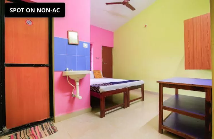 Bed in God's Gift Guest House