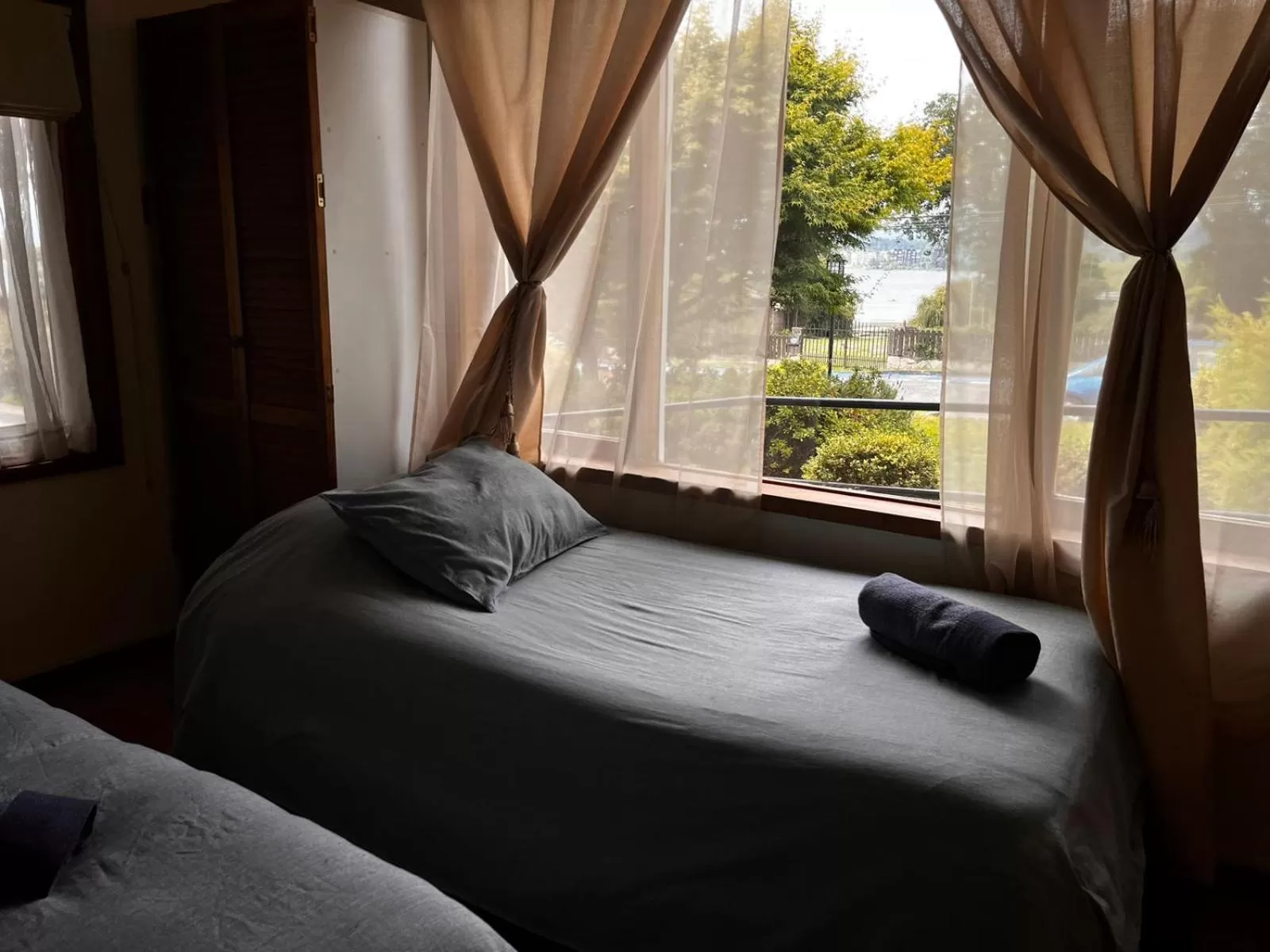 Bed in Hotel y Cabañas Villarrica