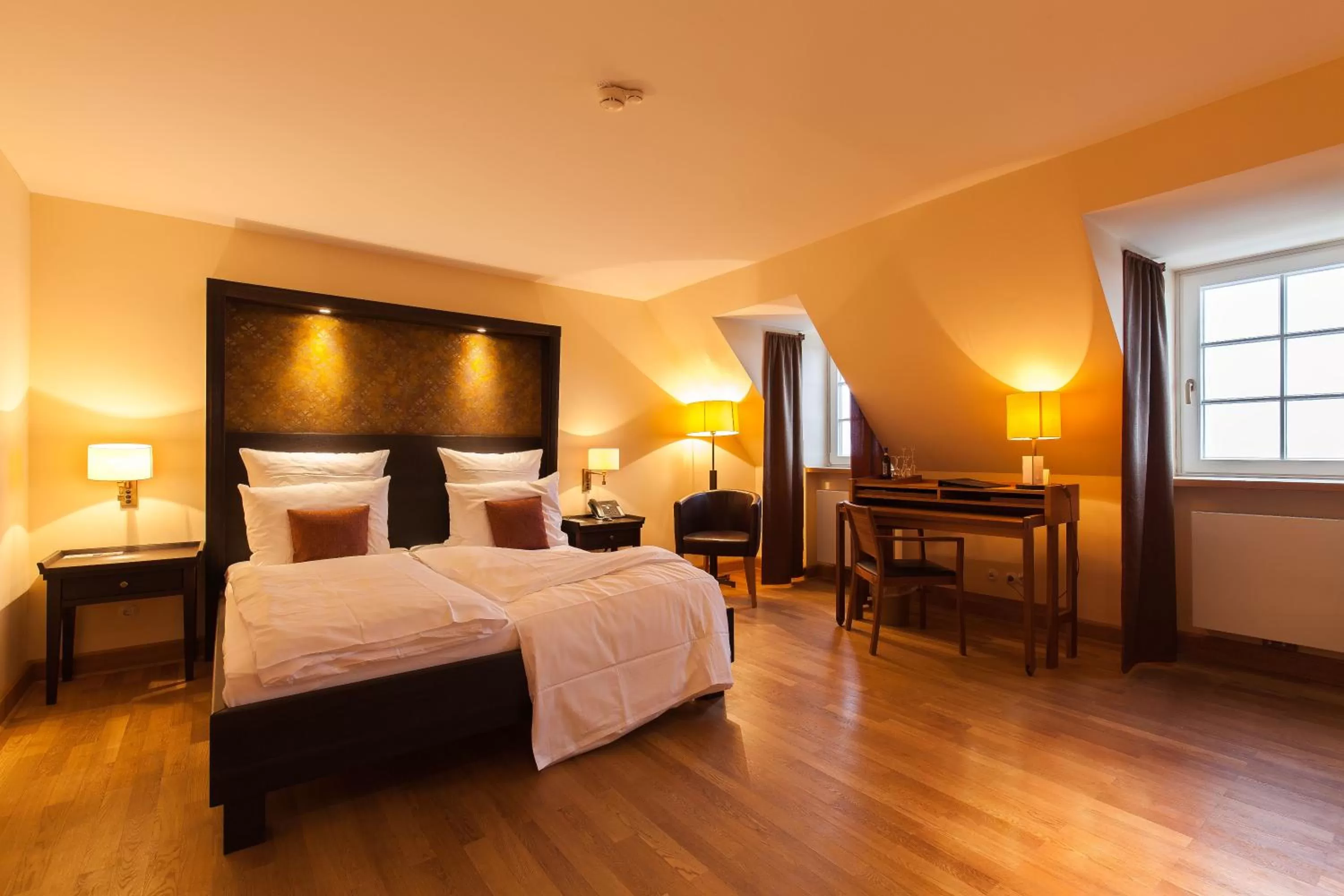 Bed in Hotel Schloss Waldeck