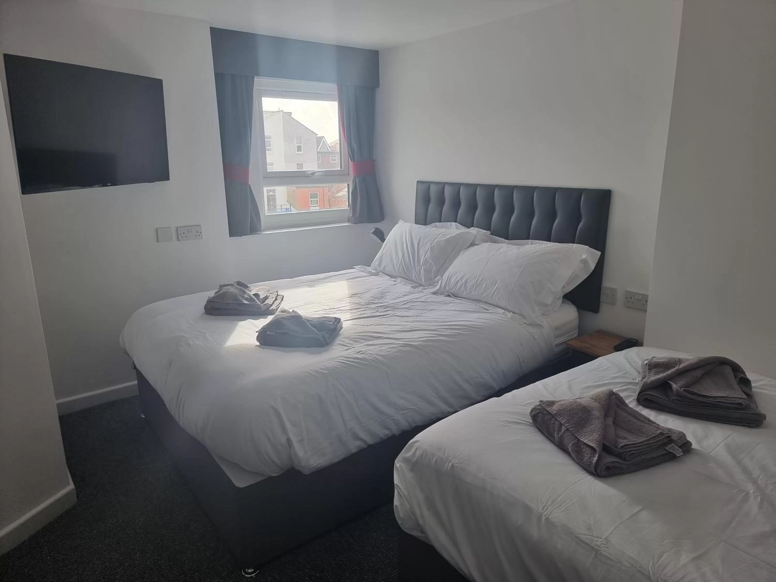 Bed in Langley House Hotel