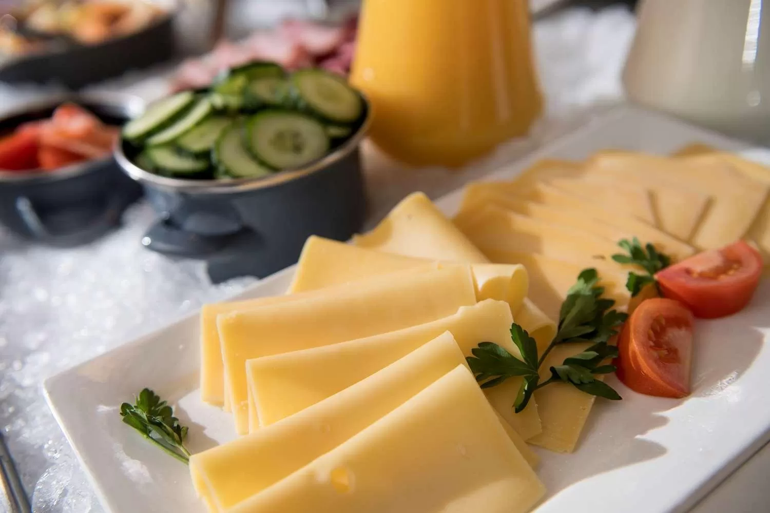 Continental breakfast in Campanile Hotel & Restaurant Gouda