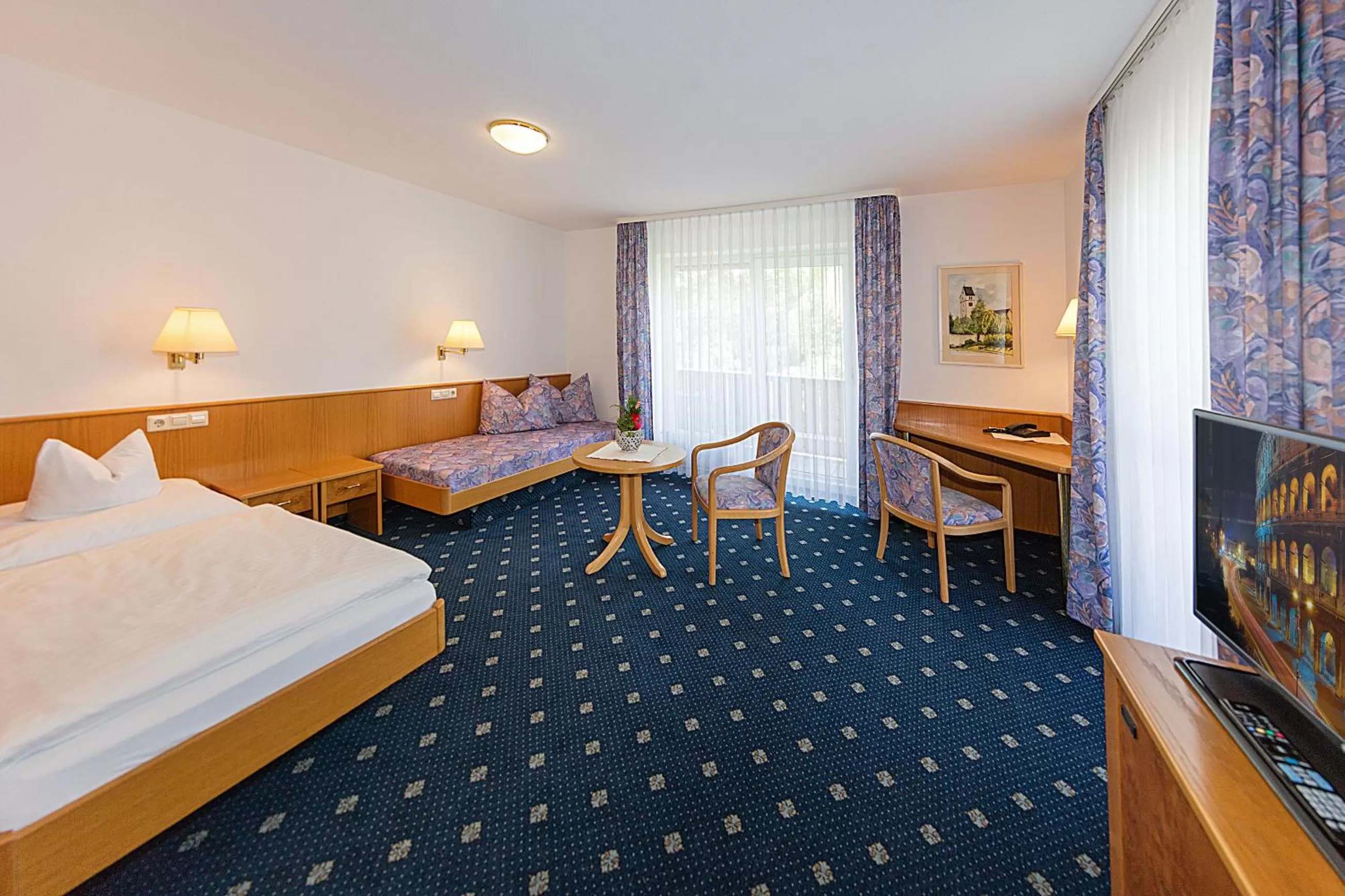 Balcony/Terrace, Bed in Gasthof - Hotel zum Ochsen GmbH