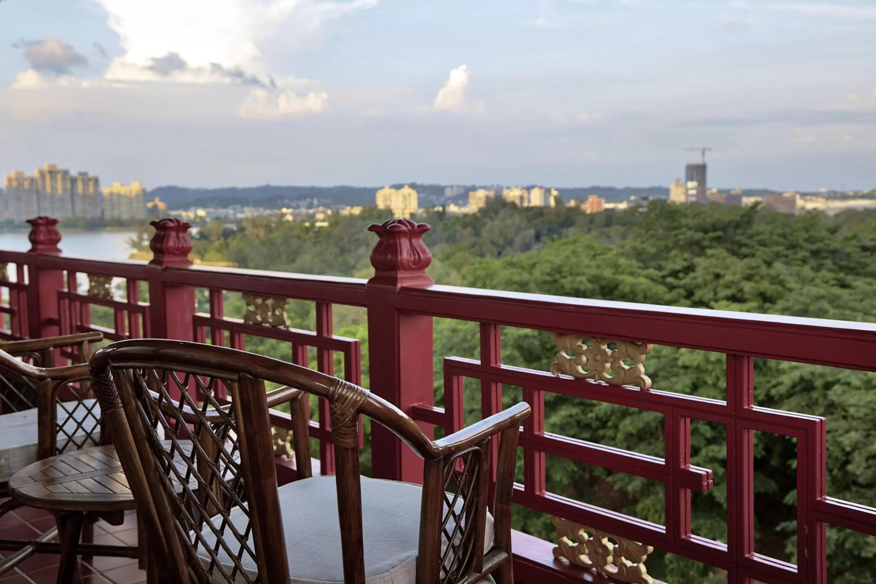 Balcony/Terrace in The Grand Hotel Kaohsiung