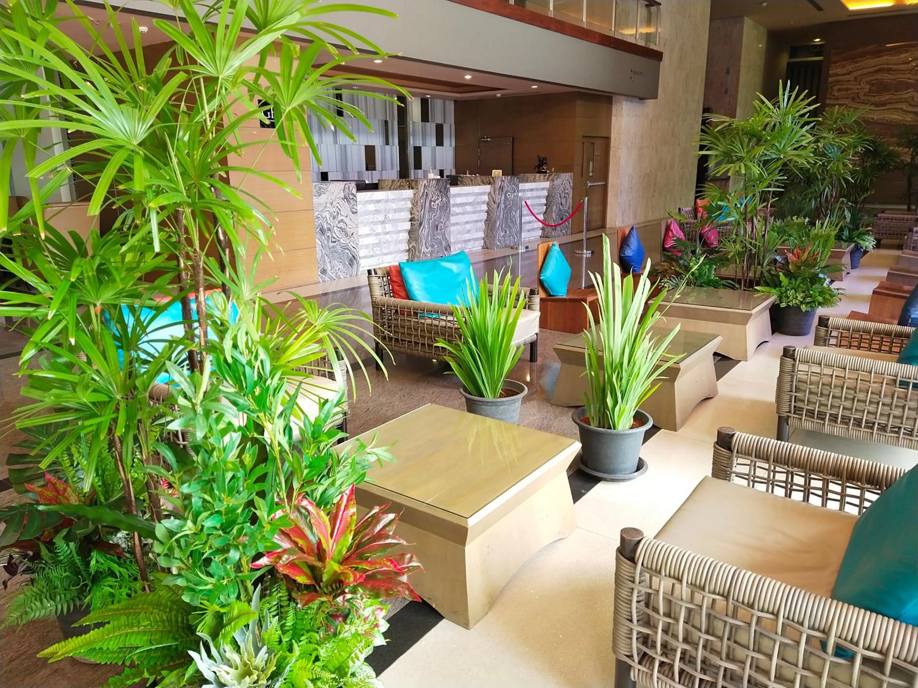 Lobby or reception in Grand Howard Hotel Bangkok