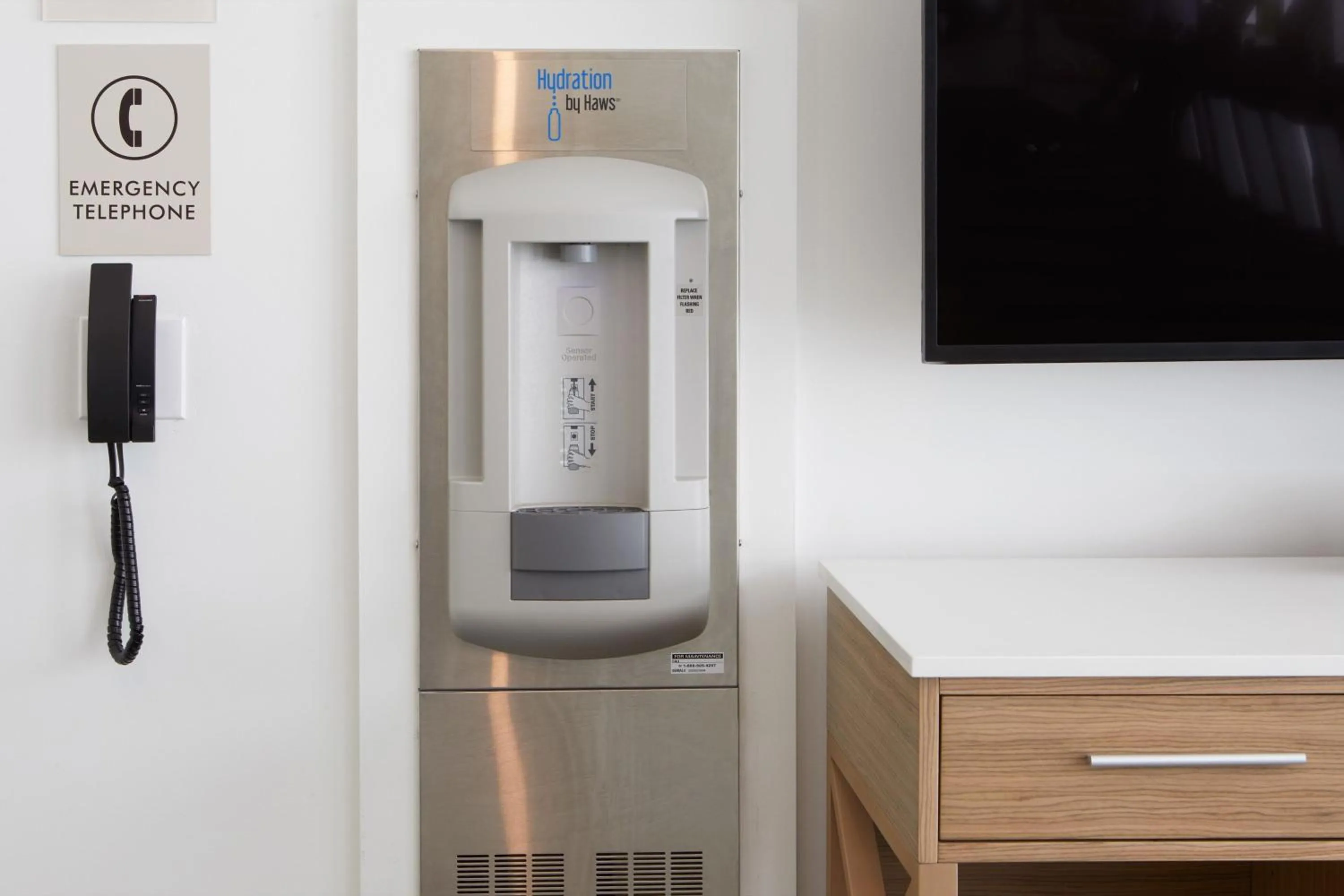 Area and facilities in Element Irvine