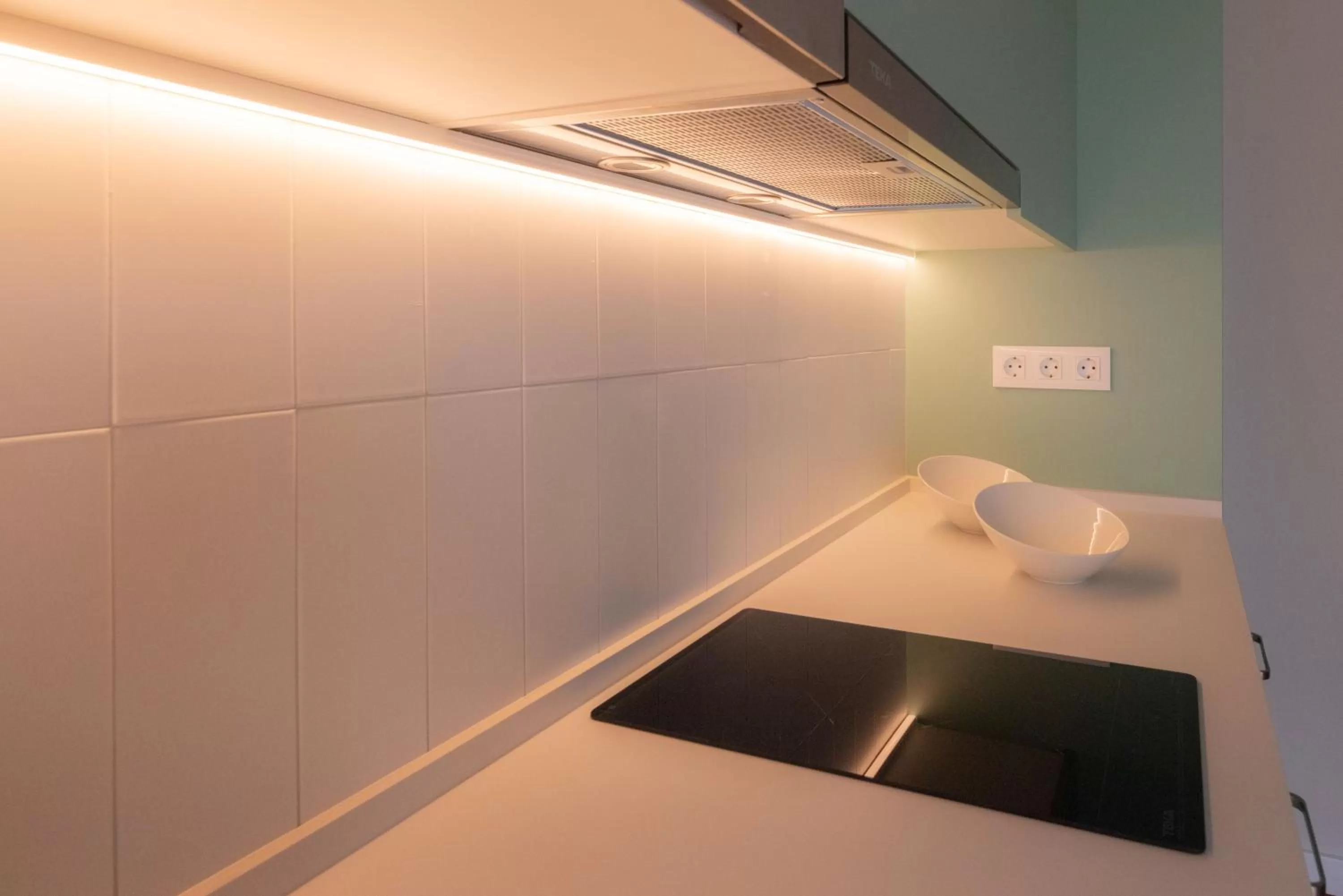 Kitchen or kitchenette in Terra Aurea Aparthotel