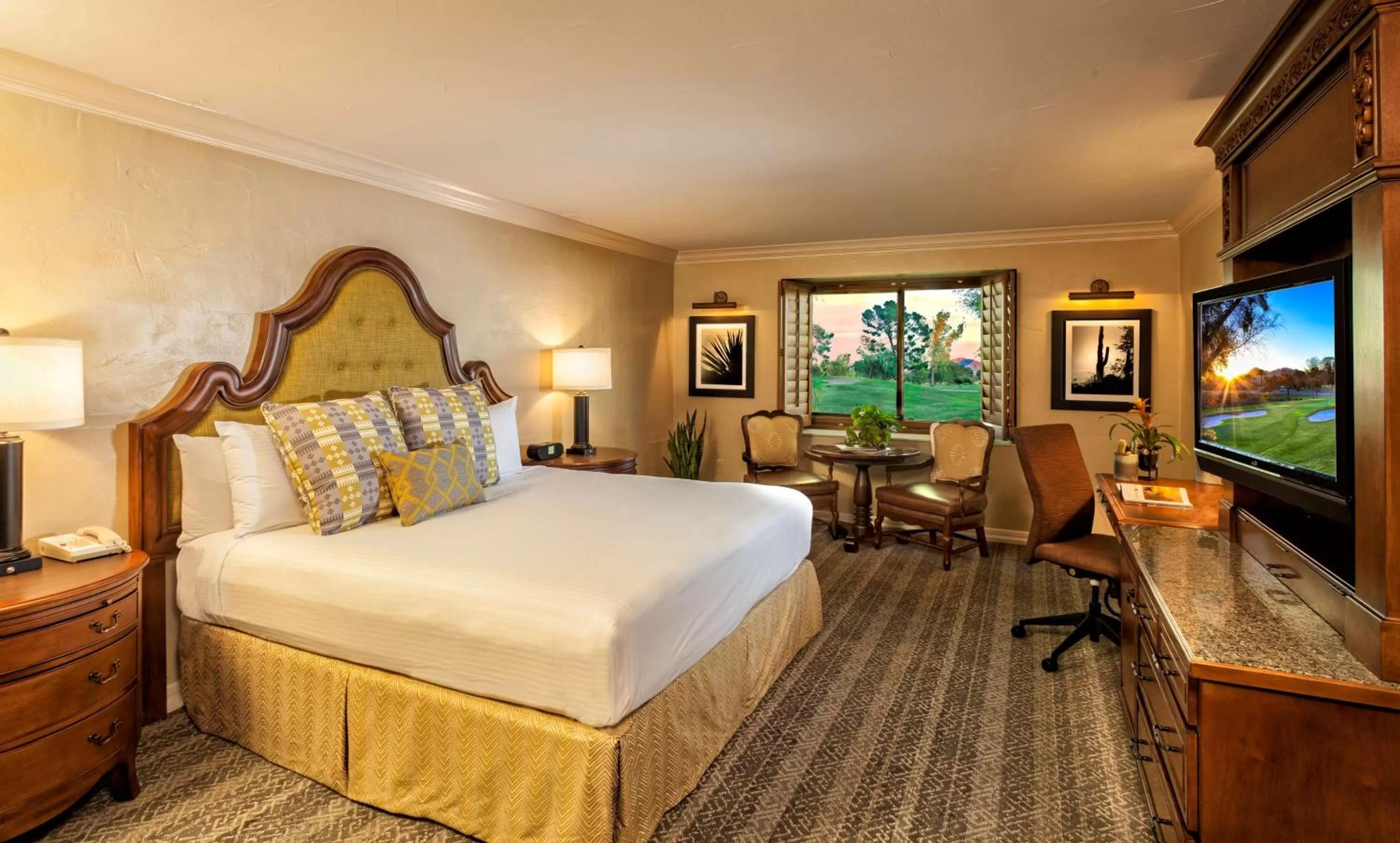 Bedroom in The Scottsdale Resort at McCormick Ranch