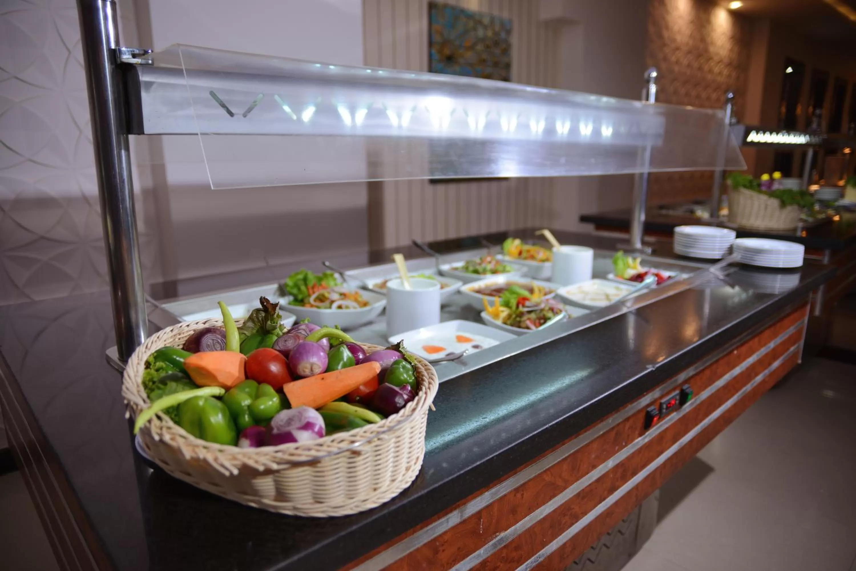 Food close-up in Beach Albatros Aqua Park - Hurghada