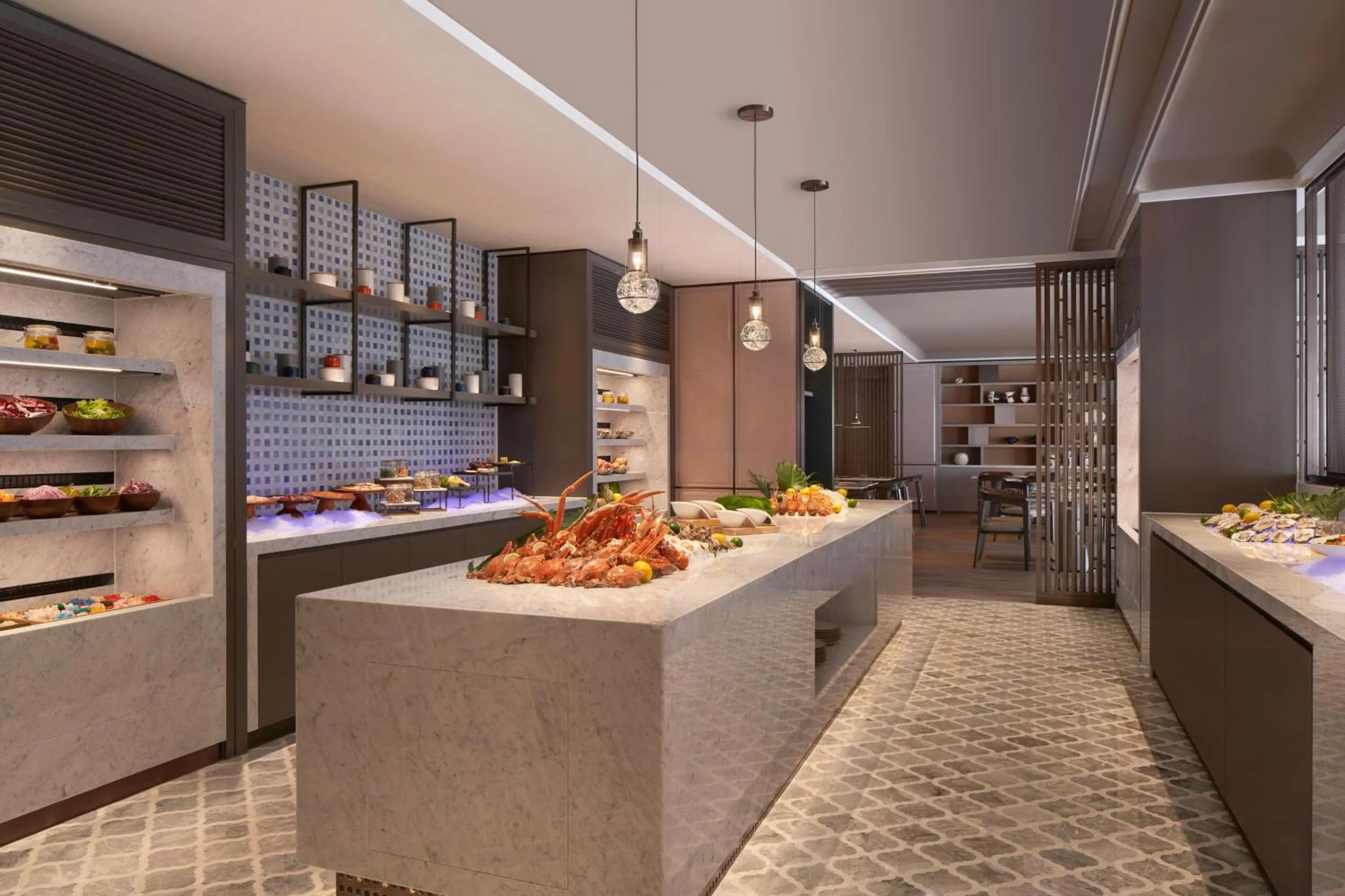 Restaurant/places to eat in Tianjin Marriott Hotel National Convention and Exhibition Center