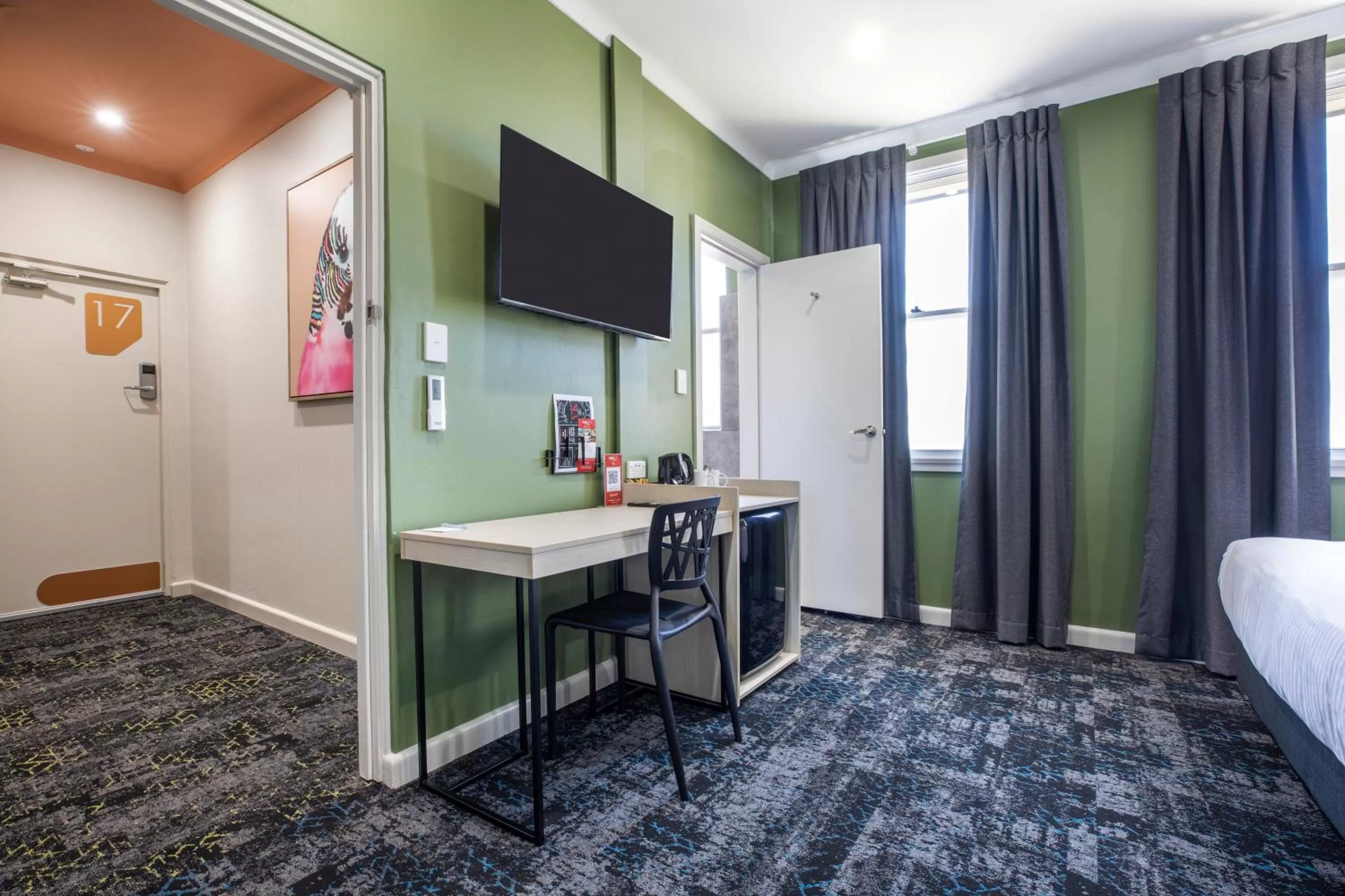 Coffee/tea facilities, Bed in Nightcap at Pritchards Hotel