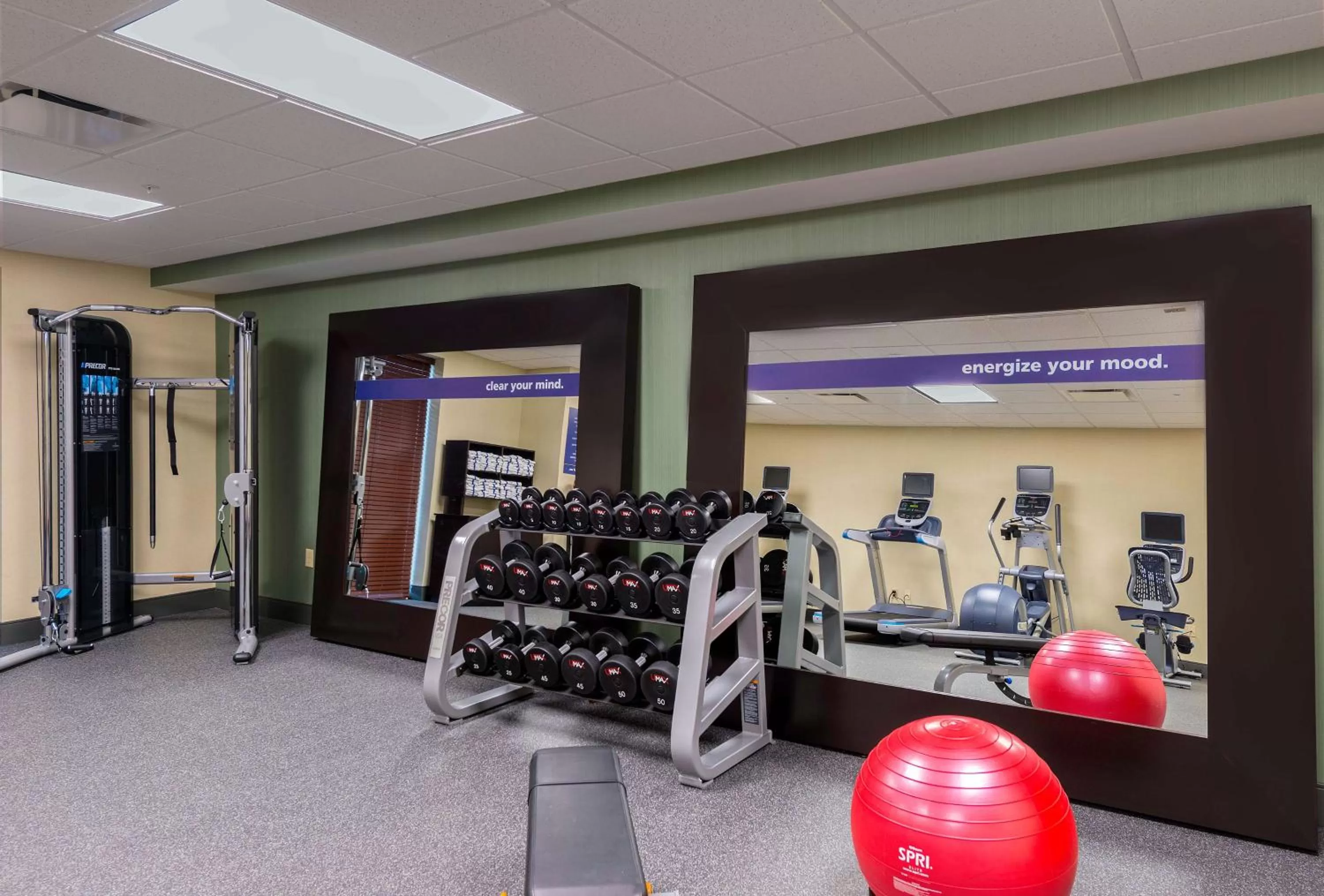 Fitness centre/facilities in Hampton Inn & Suites New Albany Columbus