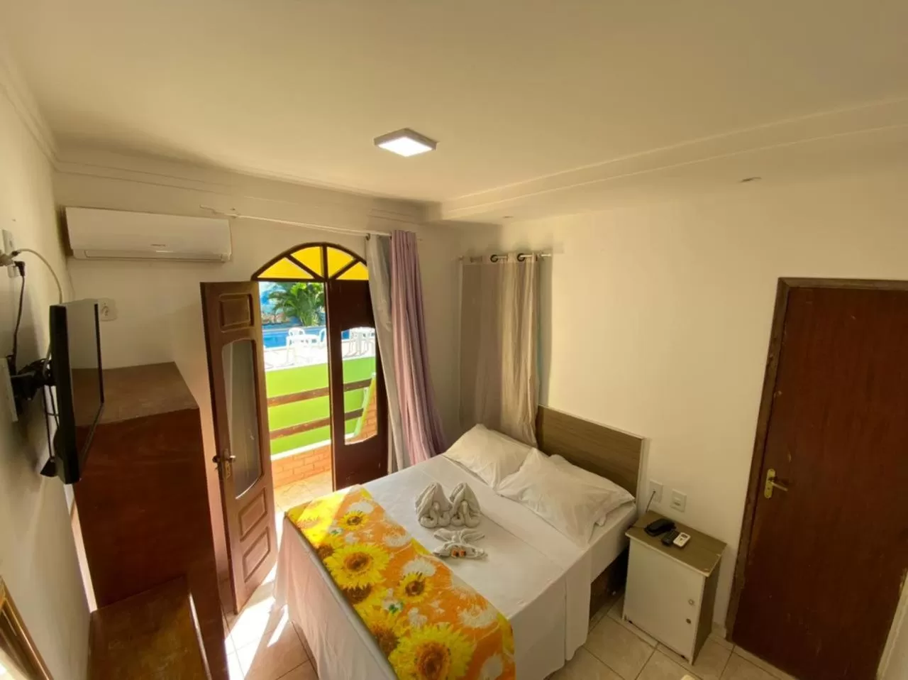 Bed in Pousada Verdes Mares