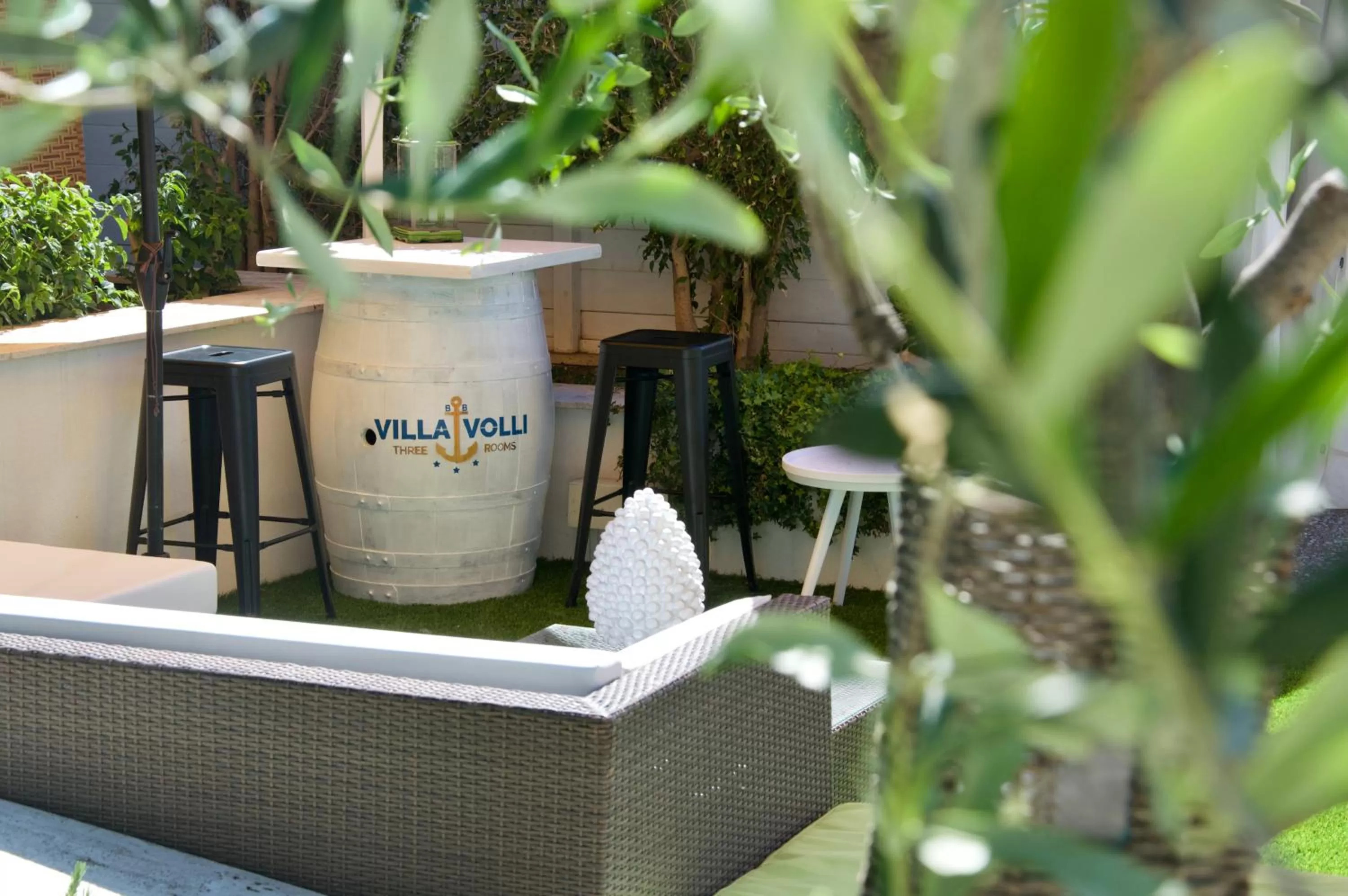 Garden in Villa Volli Three Rooms