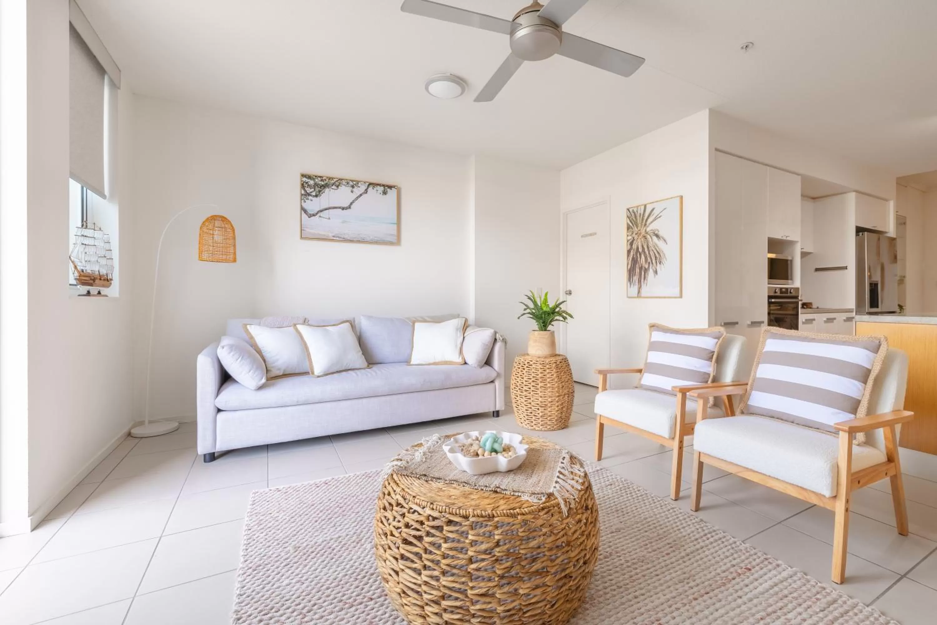 Living room in Aspect Caloundra