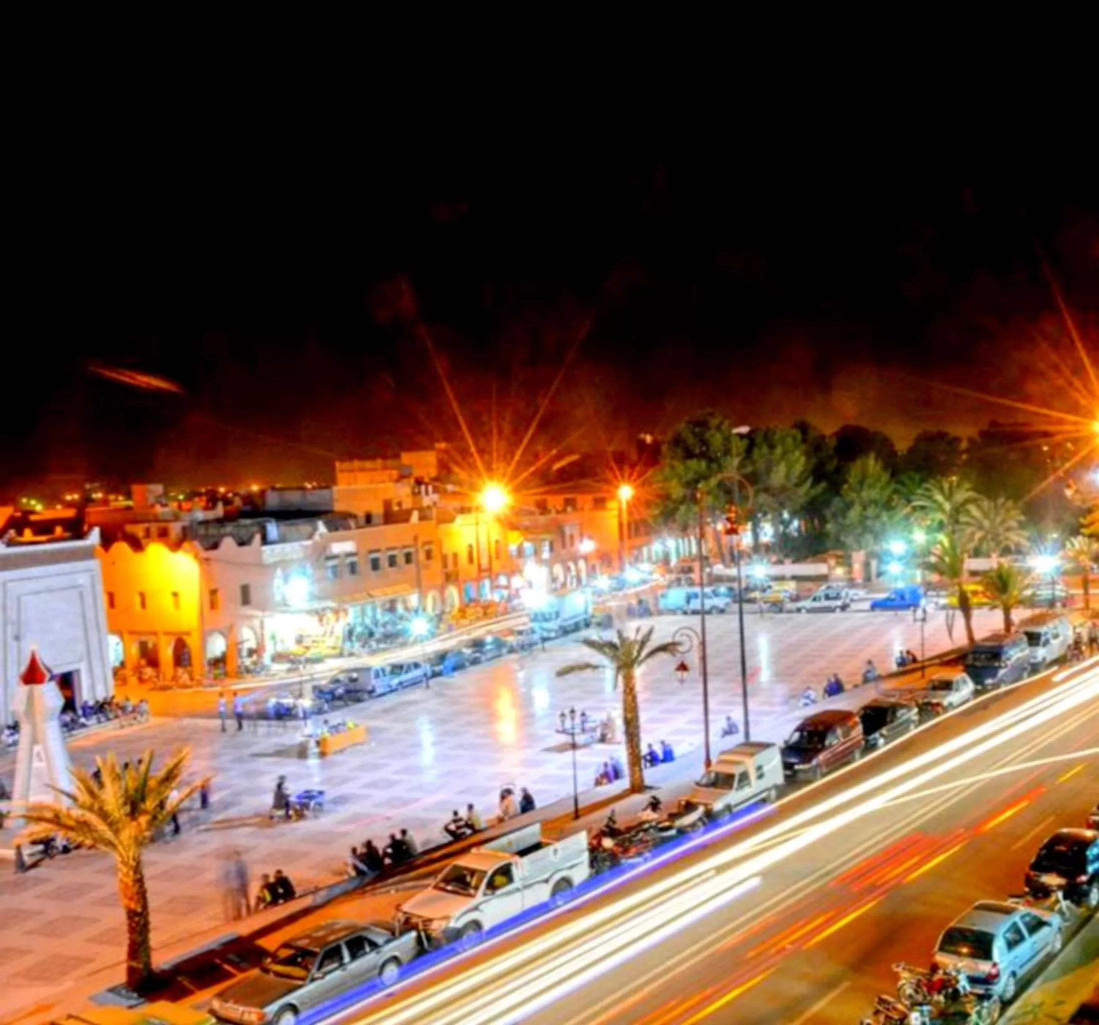 Night in Hotel Restaurant La Kasbah