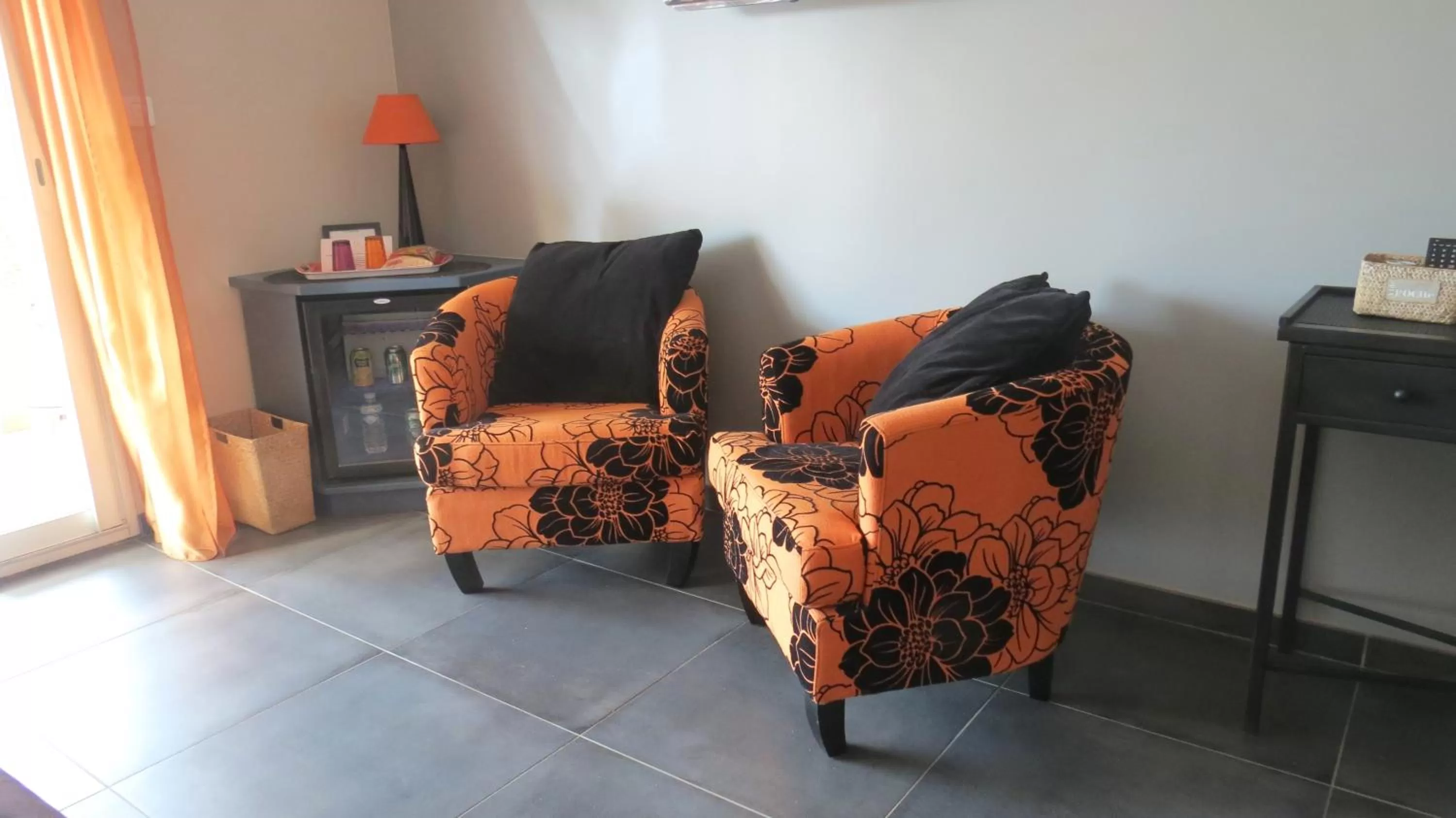 Seating area in Le Mas du Lingousto