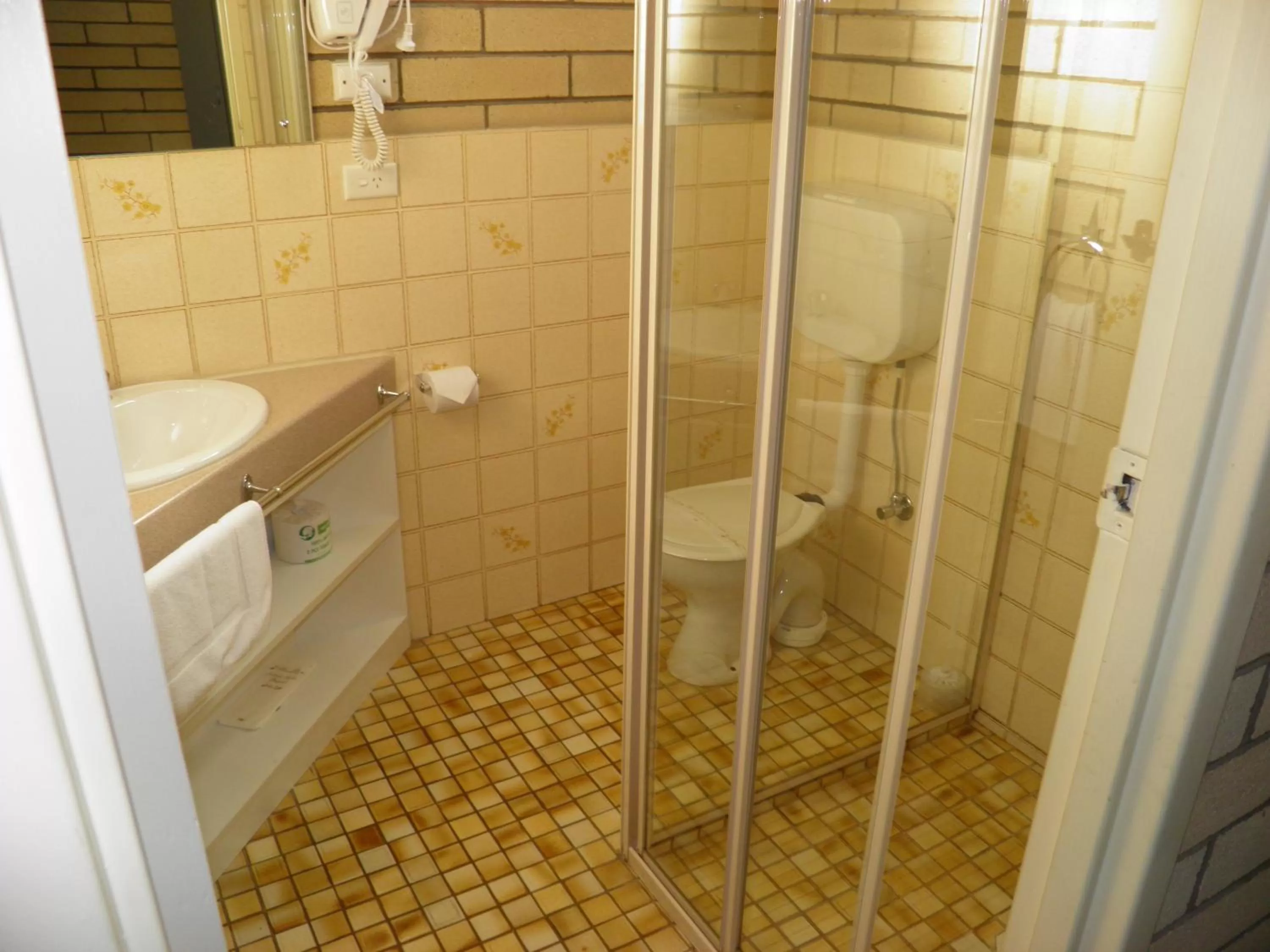 Shower, Bathroom in 7th Street Motel