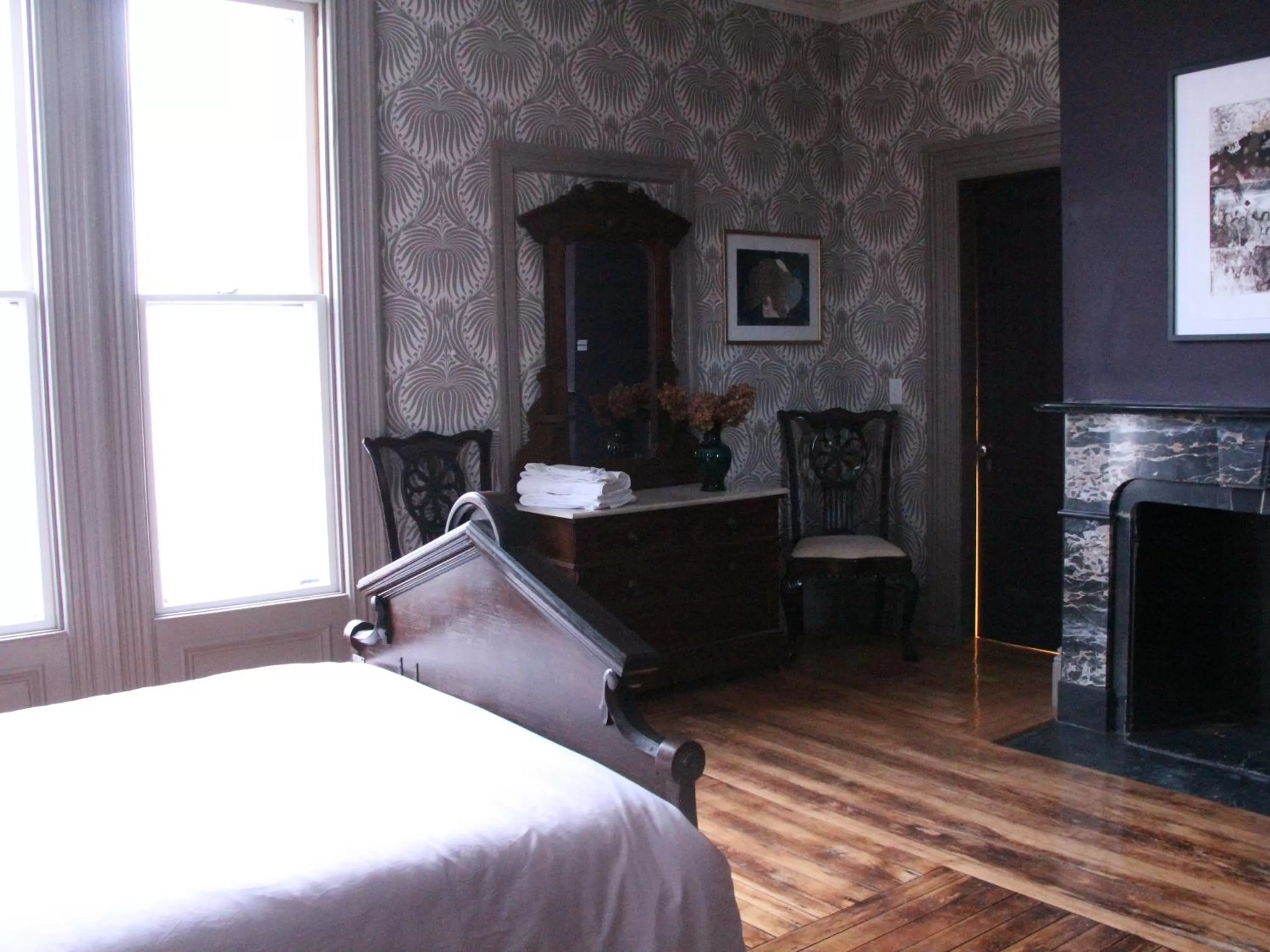 Bed in The Wedding Cake House