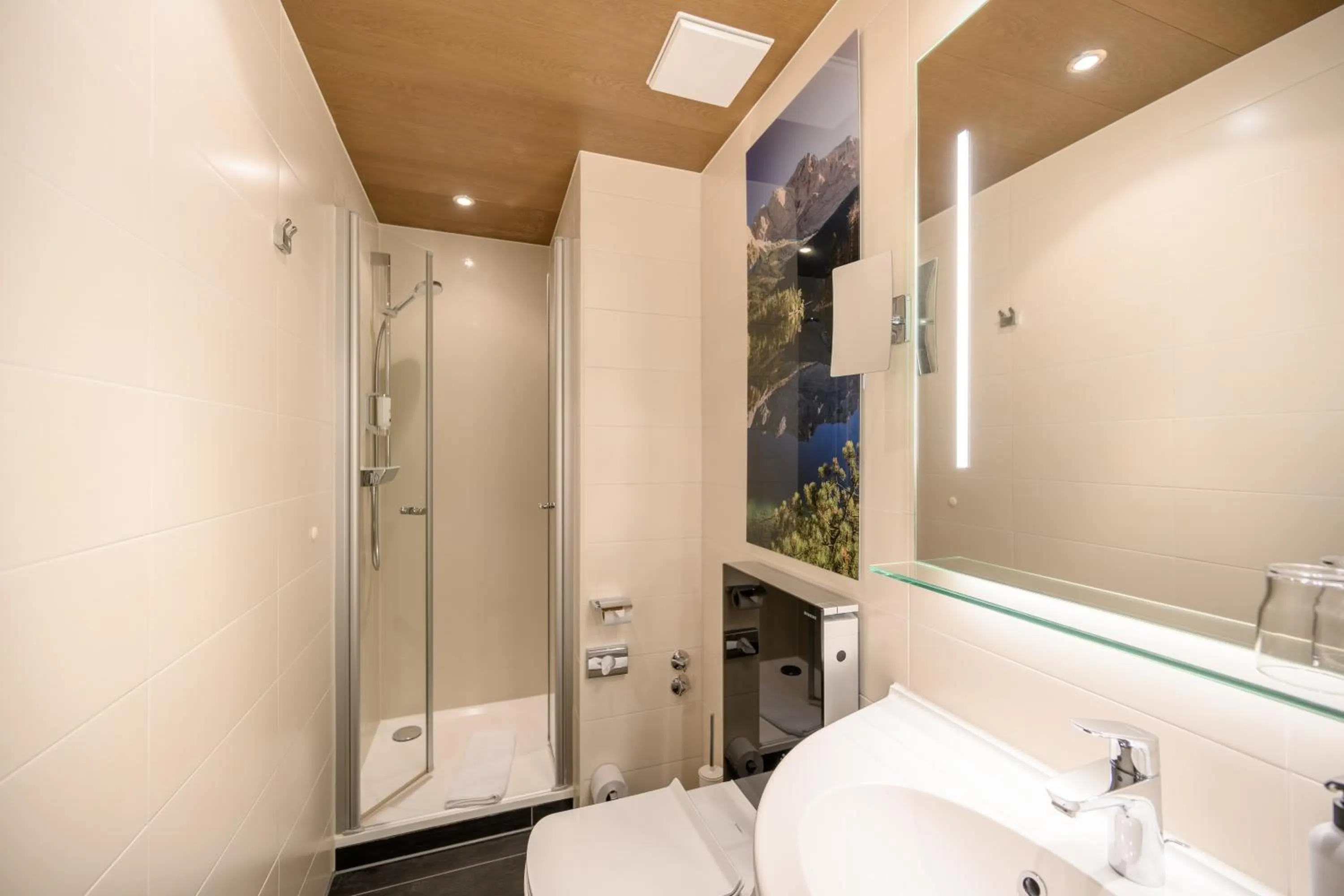 Bathroom in Biohotel Garmischer Hof