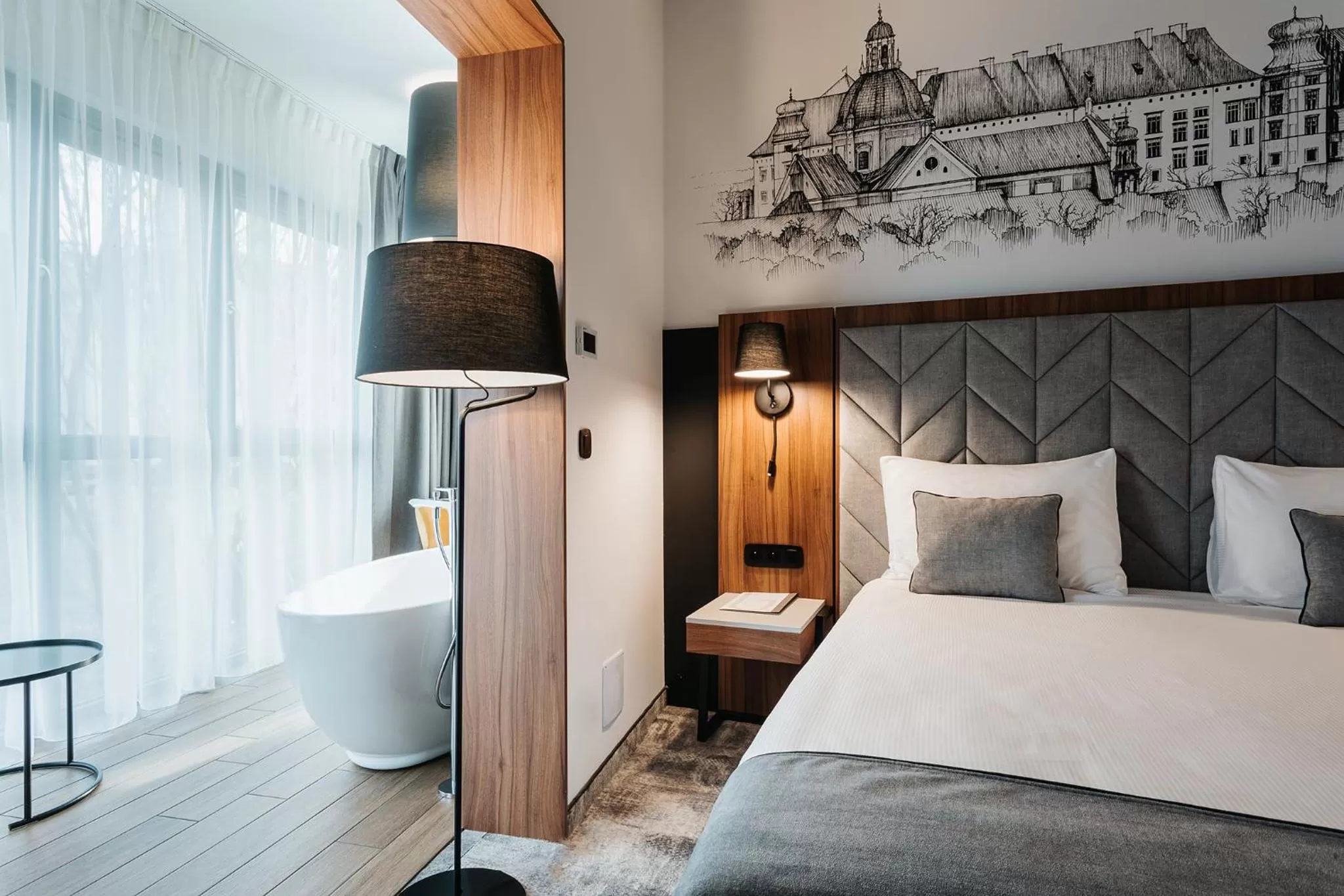 Bed in Focus Hotel Premium Kraków