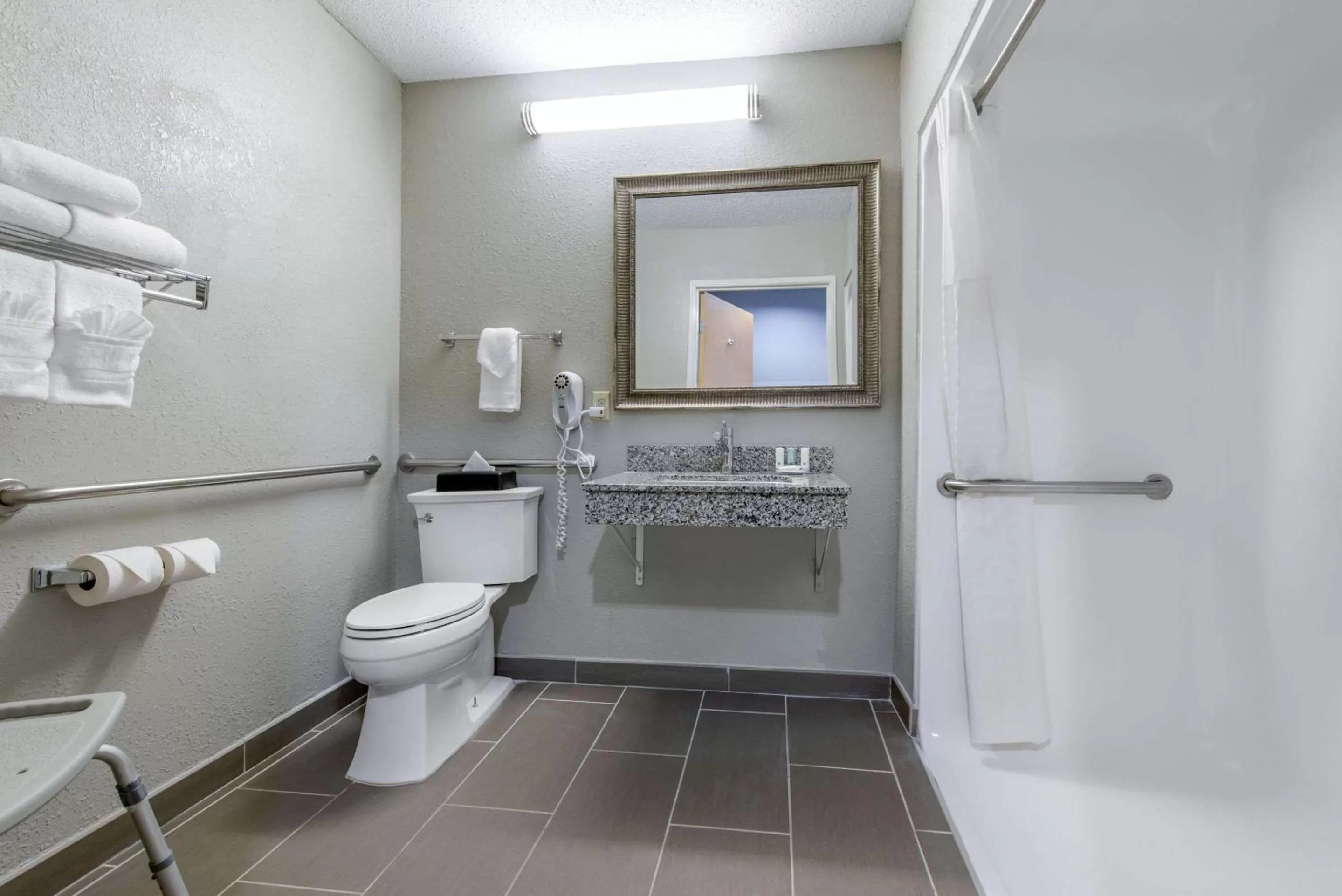 Bathroom in Quality Inn & Suites Brownsburg - Indianapolis West