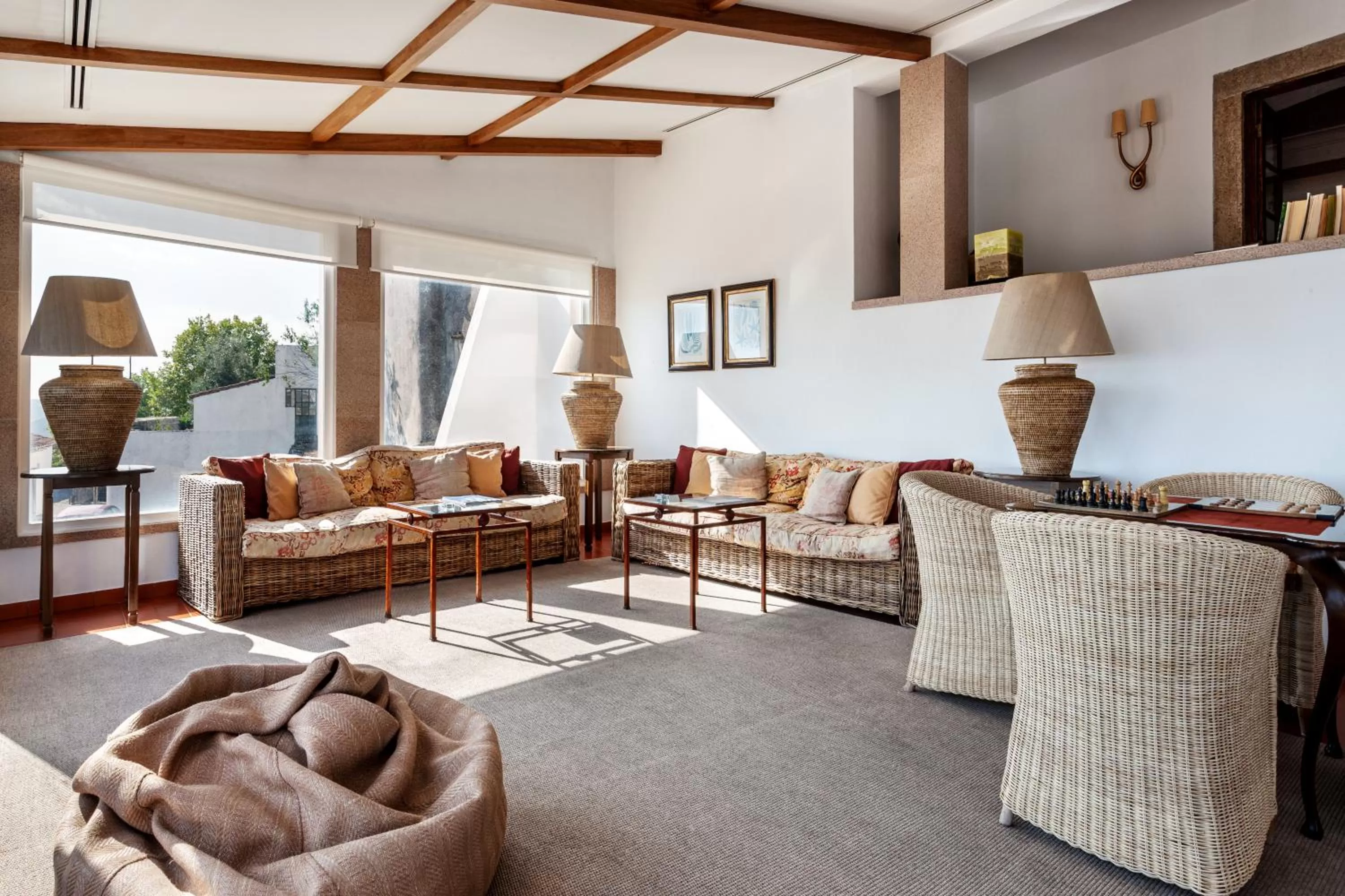 Communal lounge/ TV room in Pousada de Marvao