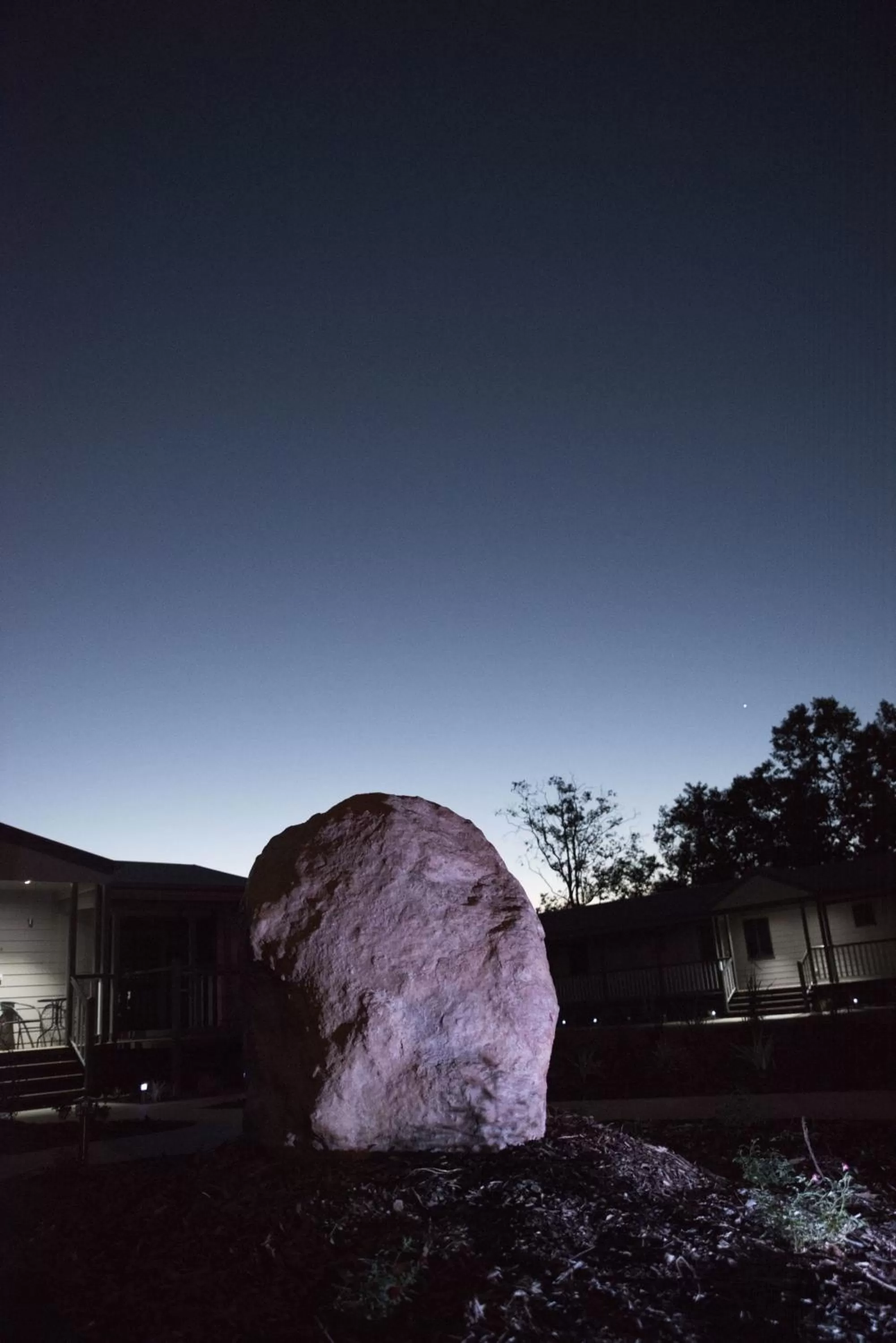 Garden view in The Rocks Motel