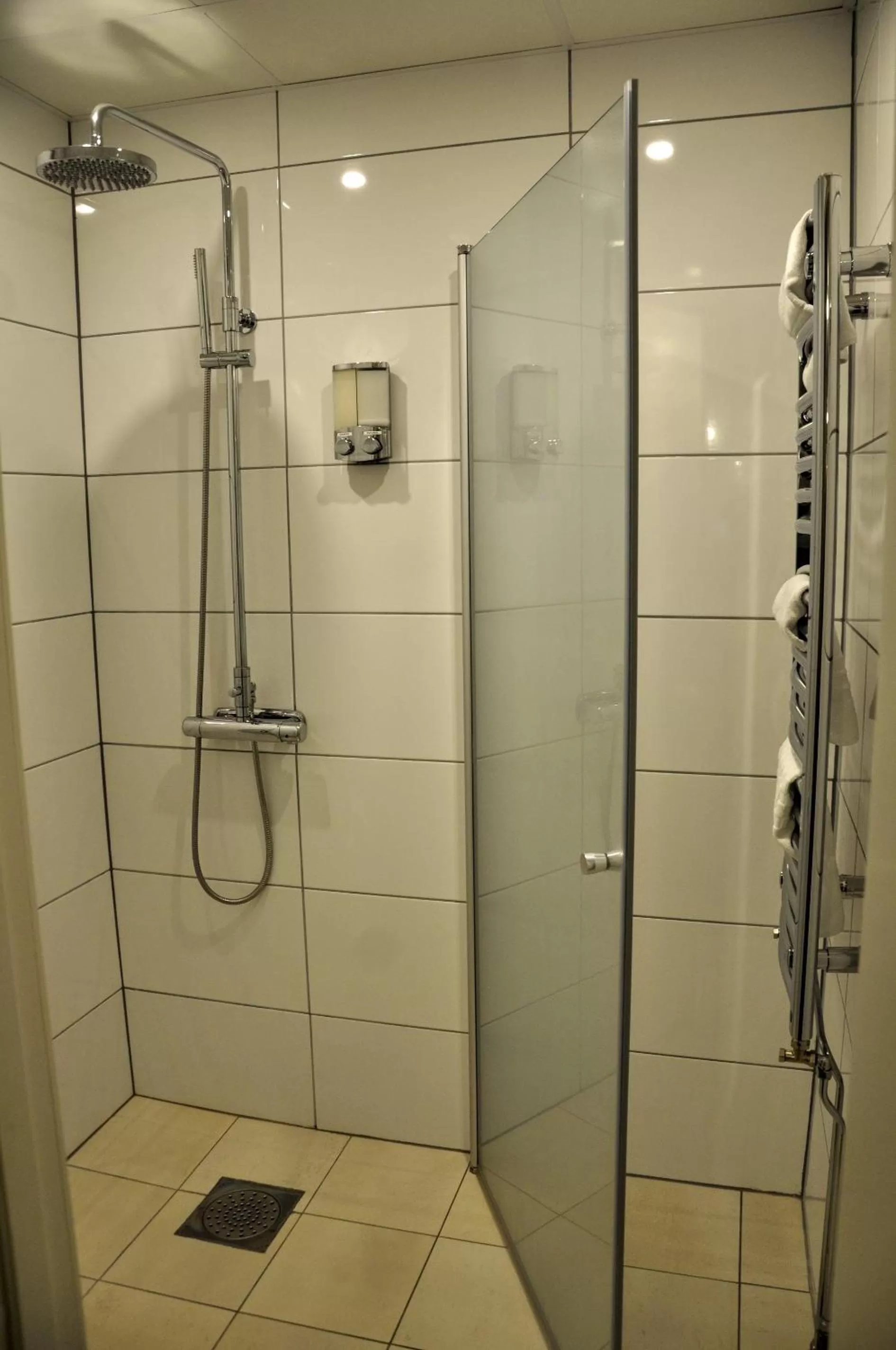 Shower in Ronneby Cityhotell