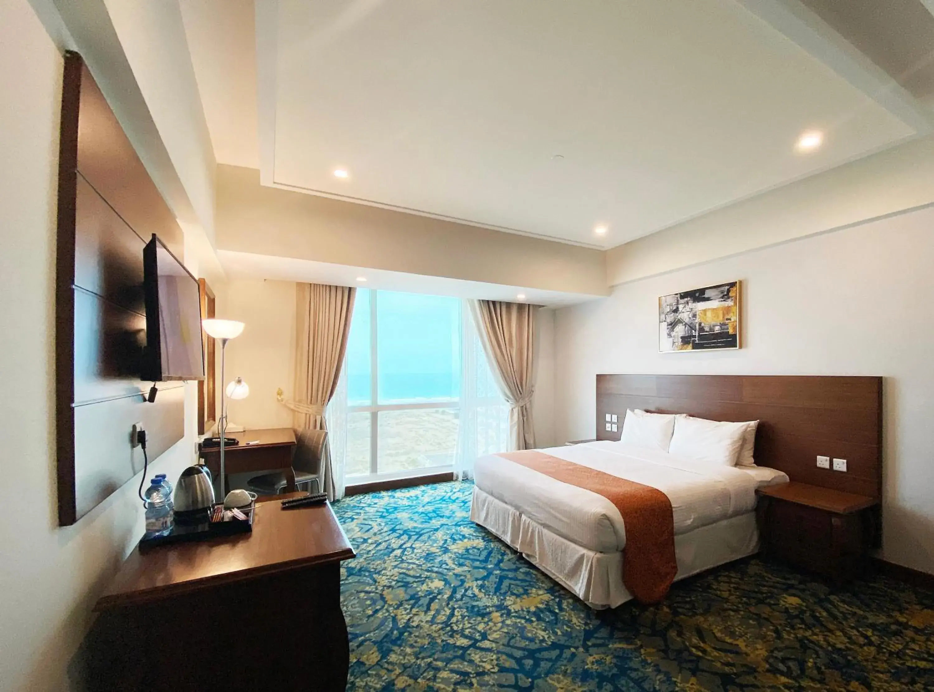 Deluxe Double Room with Sea View in Sur Grand Hotel Deluxe Double Room with Sea View in Sur Grand Hotel