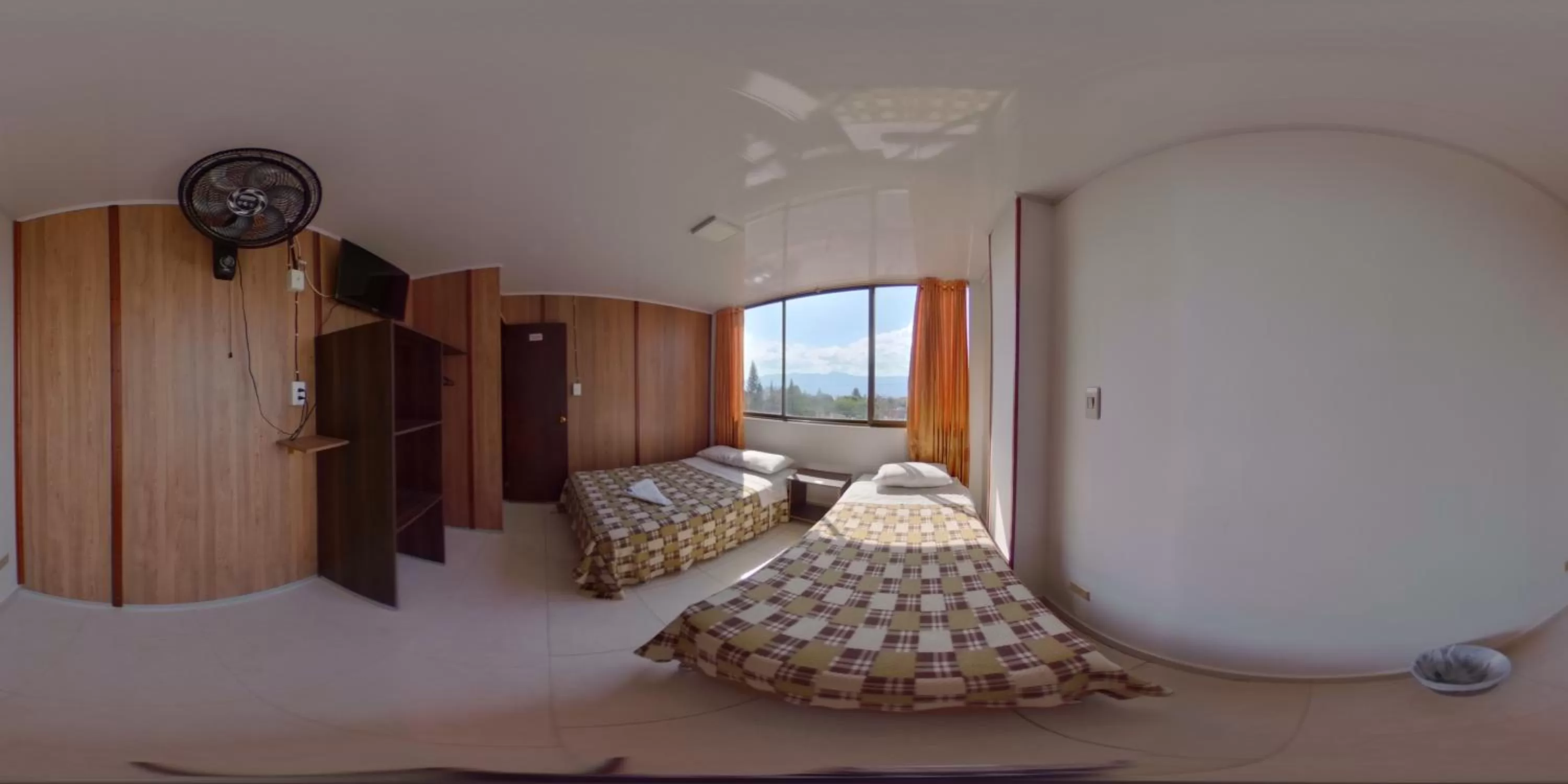 Bed in Hotel Mónaco de Fusa