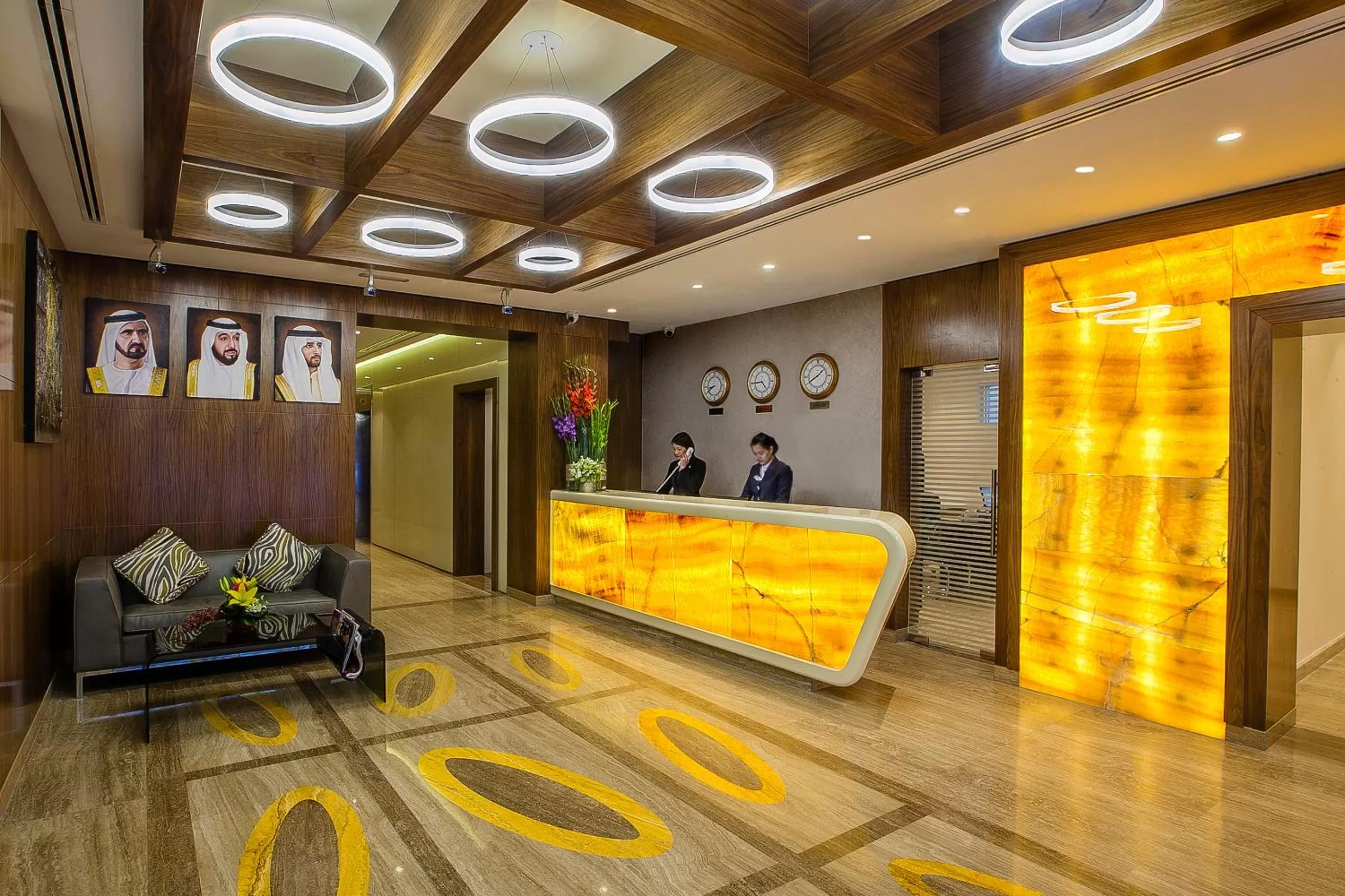 Lobby or reception in Al Sarab Hotel