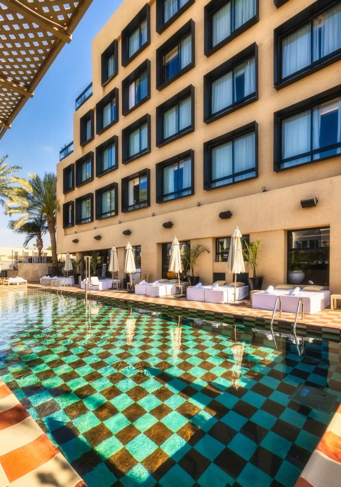 Swimming pool in Adam Boutique Eilat by Adam Hotels