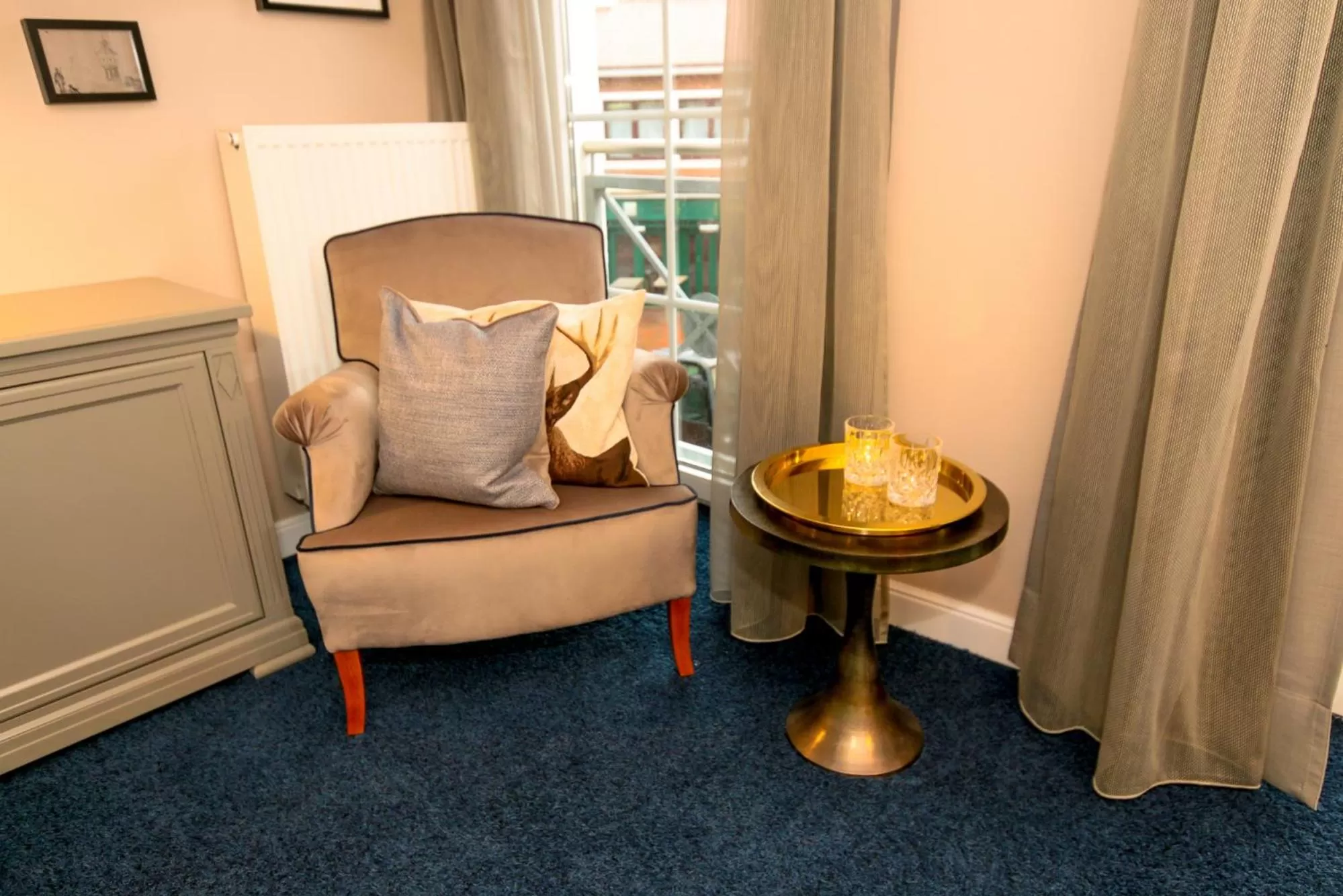 Seating area in Nordseehotel Kröger