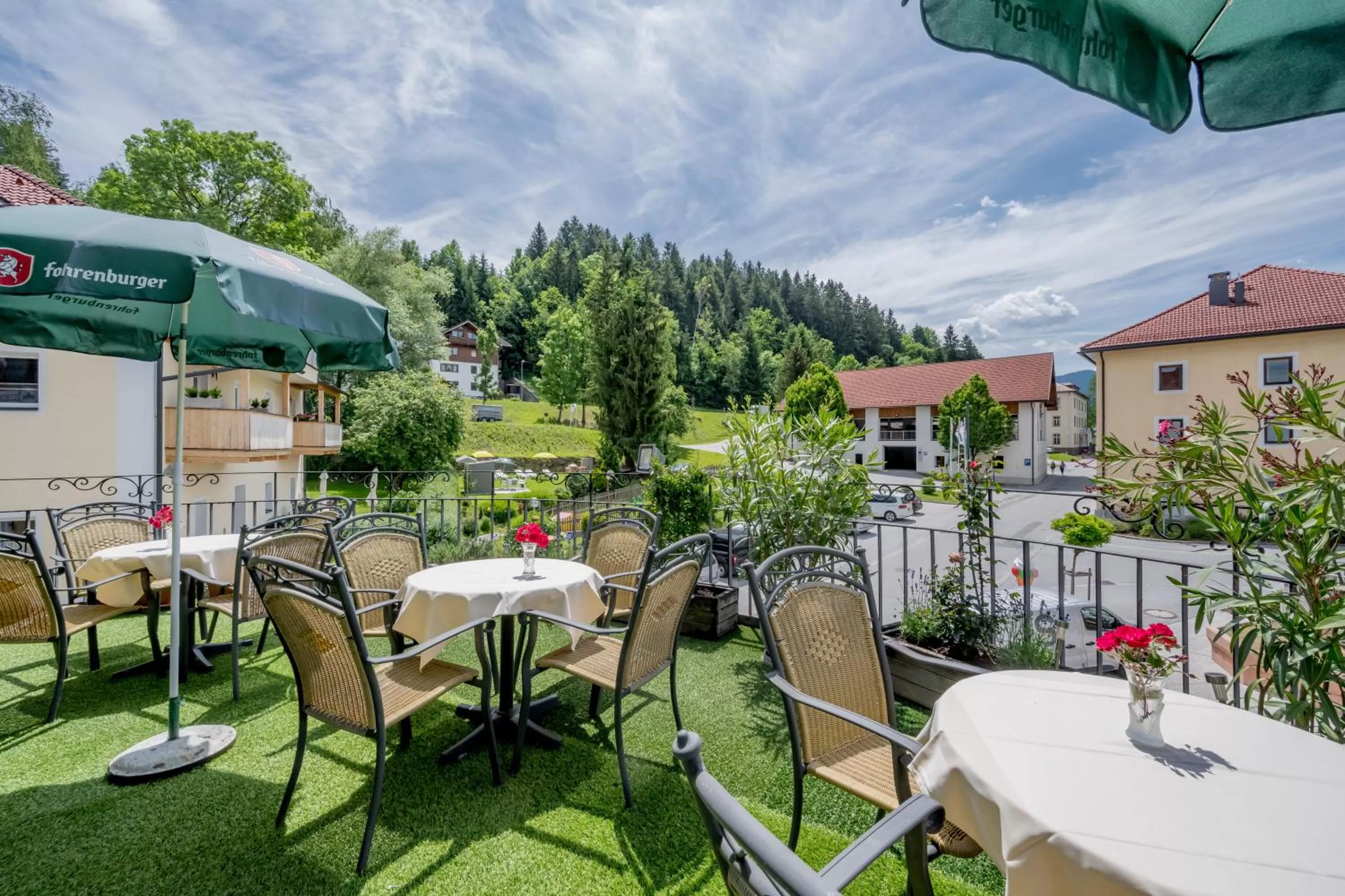 Balcony/Terrace in Gasthof Schroll