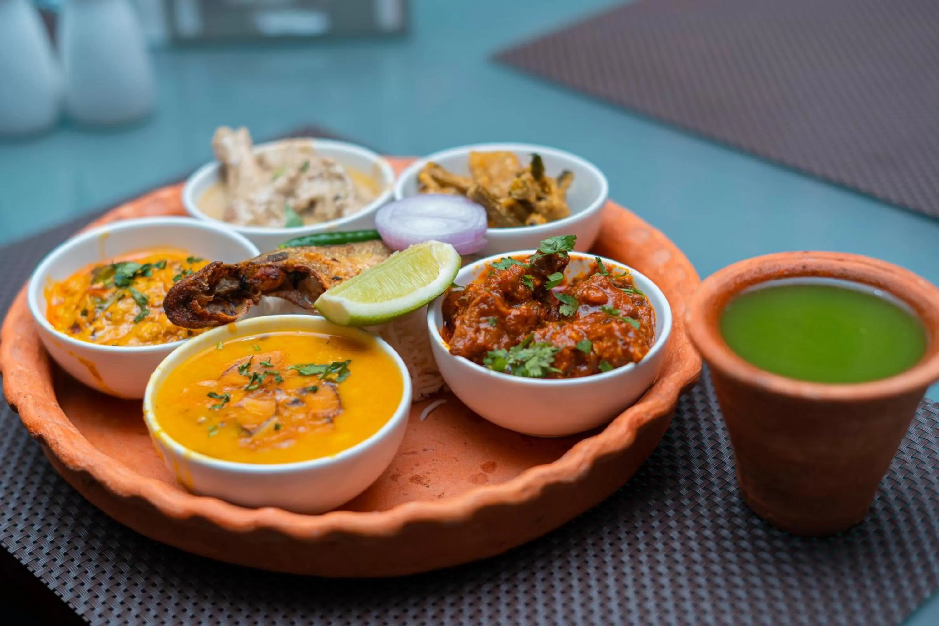 Food close-up in Hotel Cachar Club