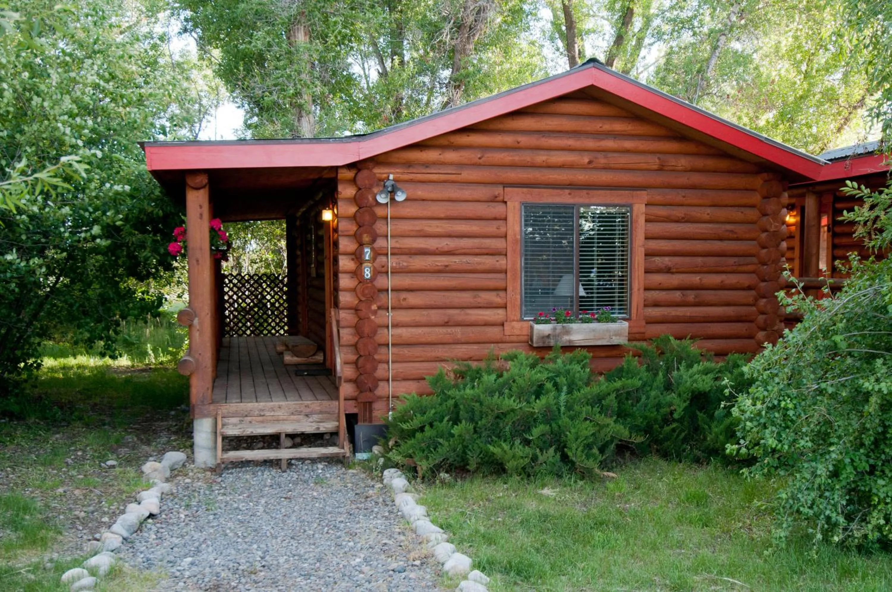 Bird's eye view in Teton Valley Cabins