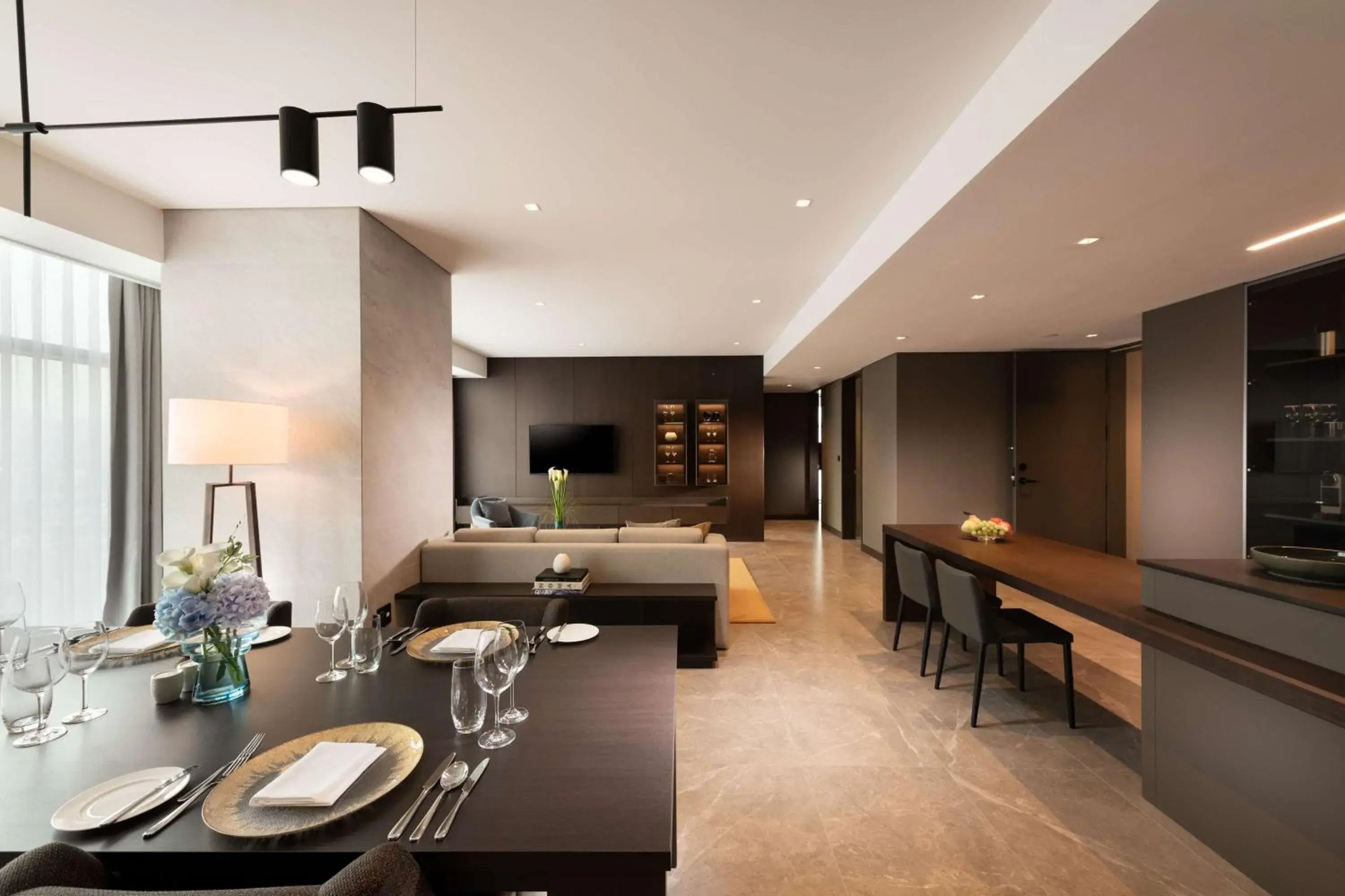 Premium Two Bedroom Suite with One King and Two Twin Beds in DoubleTree By Hilton Seoul Pangyo Residences Premium Two Bedroom Suite with One King and Two Twin Beds in DoubleTree By Hilton Seoul Pangyo Residences