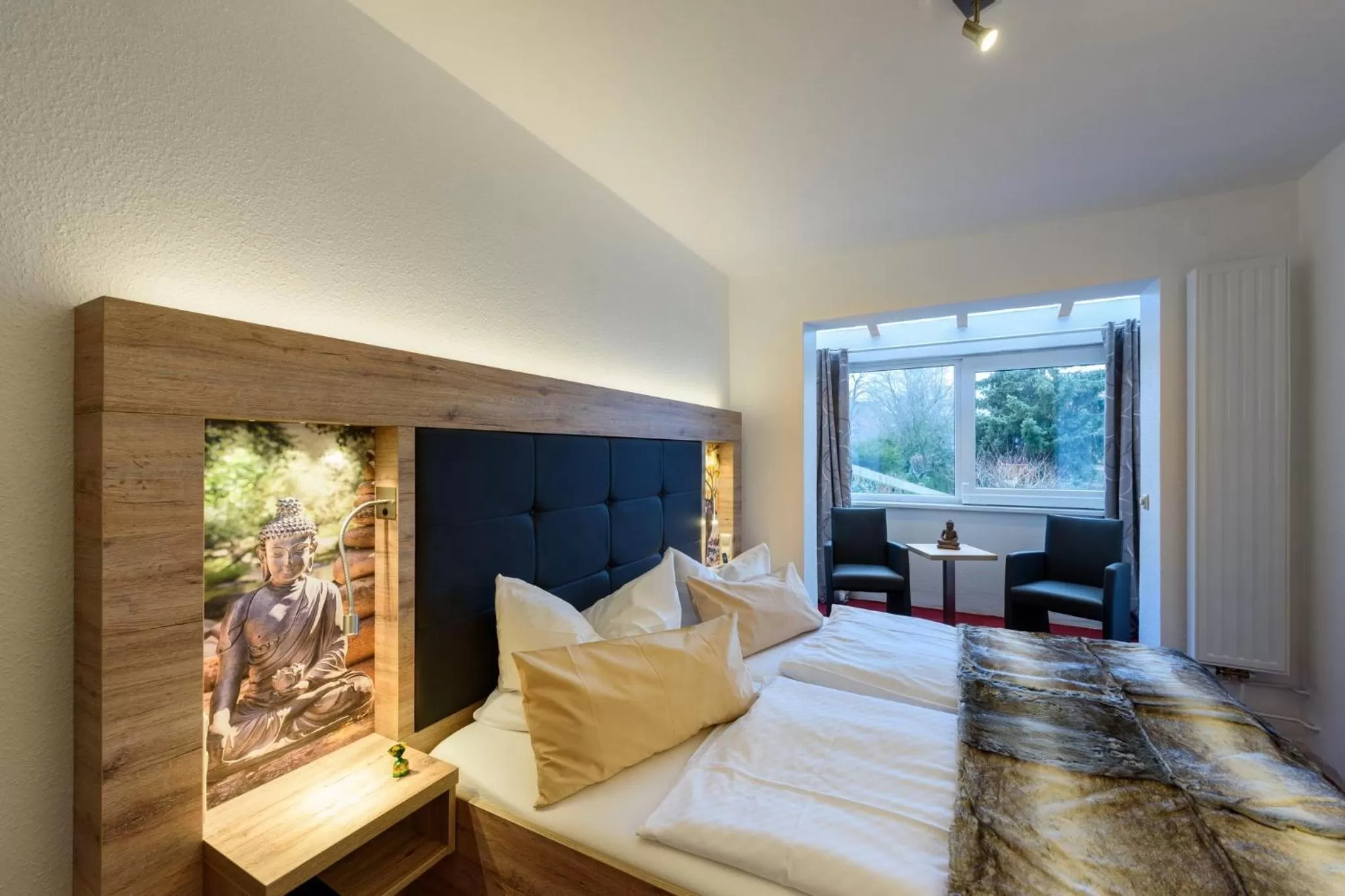 Bed in Wellness & Ayurveda Hotel Am Eichenberg