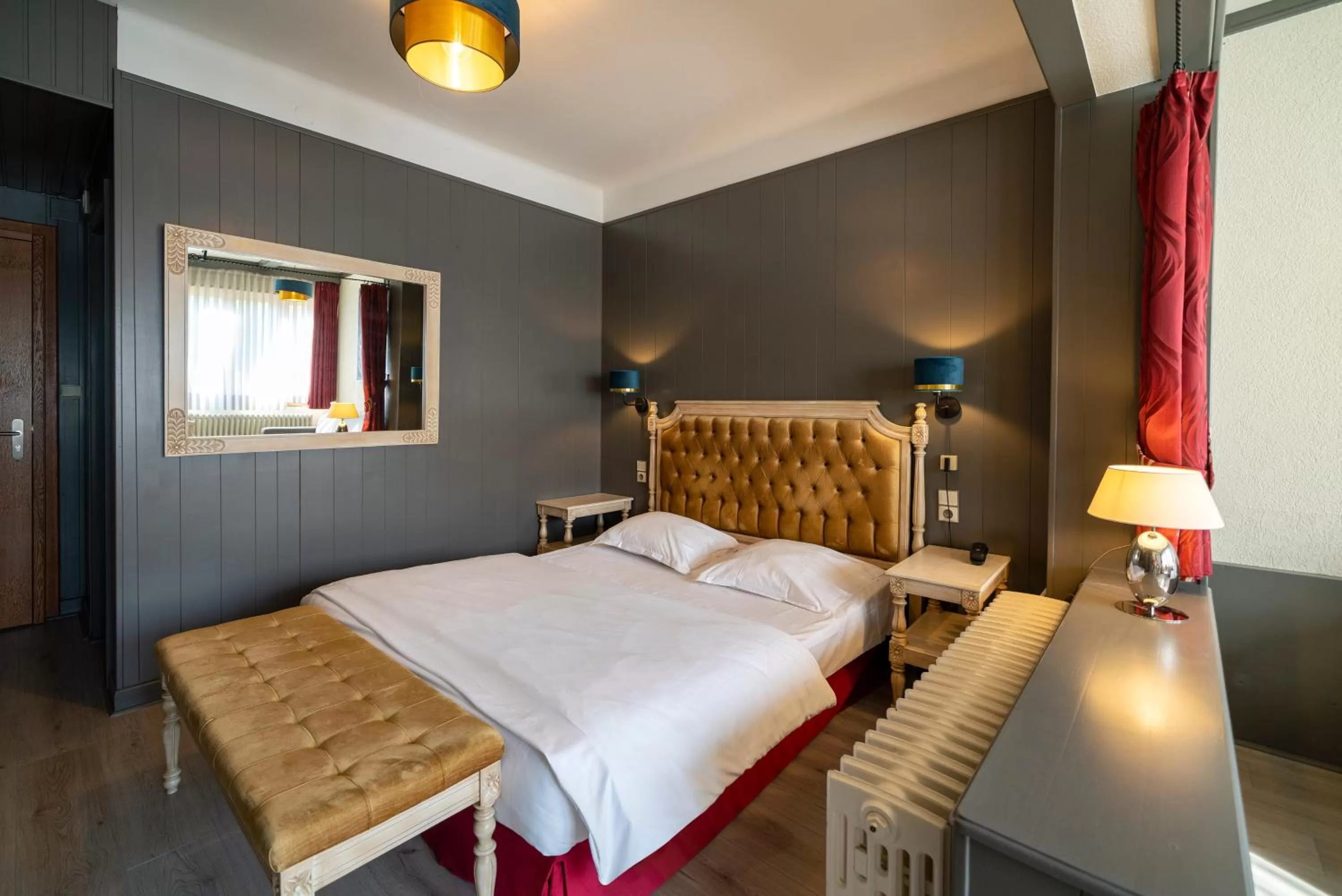 Bed in Hôtel du Parc, Restaurant, Spa & Wellness