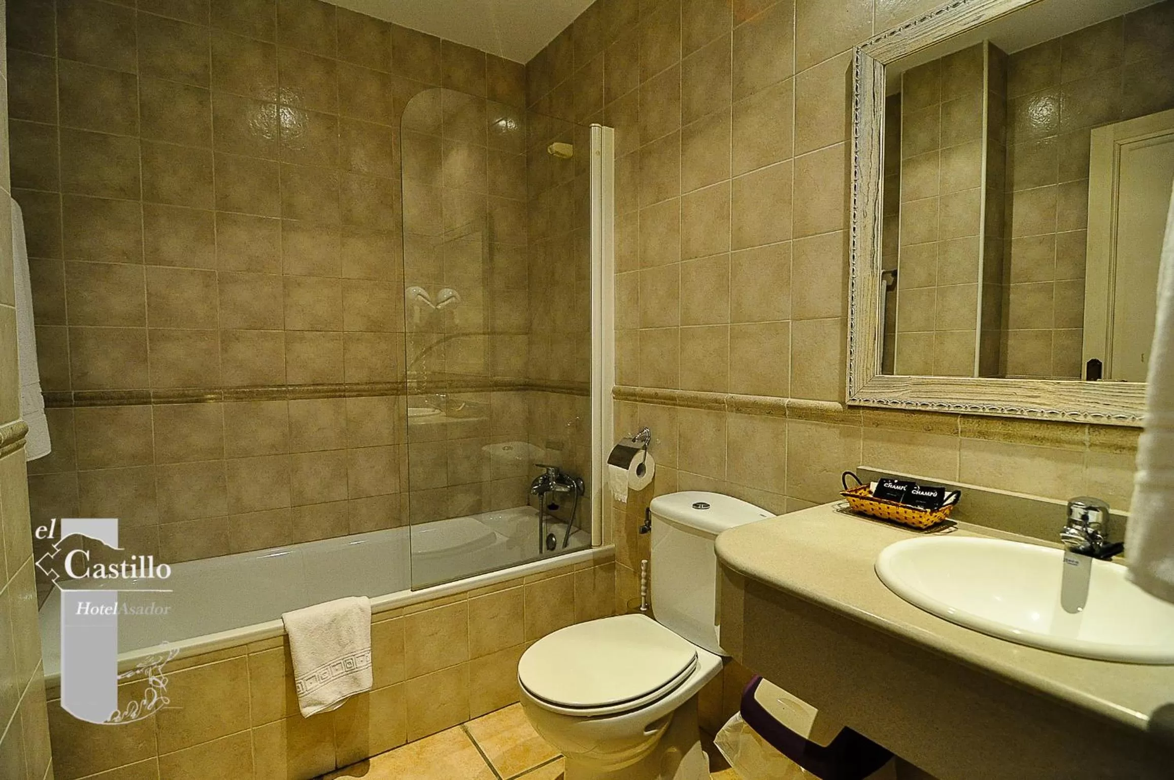 Bathroom in Hotel Rural el Castillo