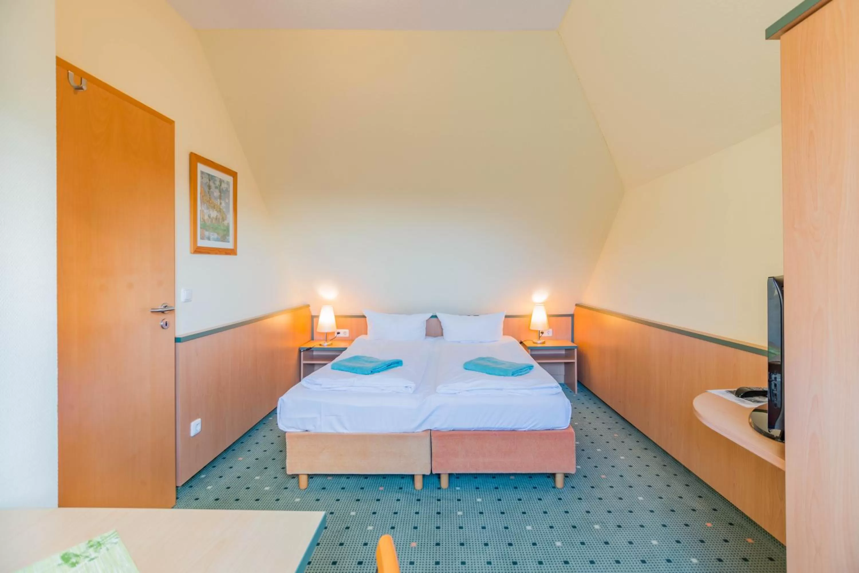 Photo of the whole room, Bed in Am Weststrand Apartmenthaus Waldeck