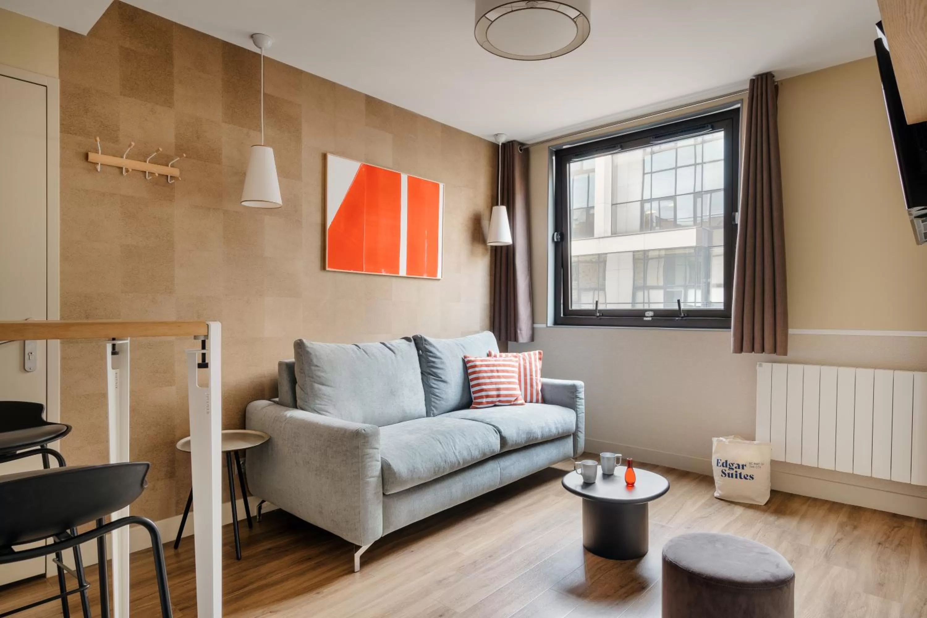 Living room in Edgar Suites Expo Paris Porte de Versailles