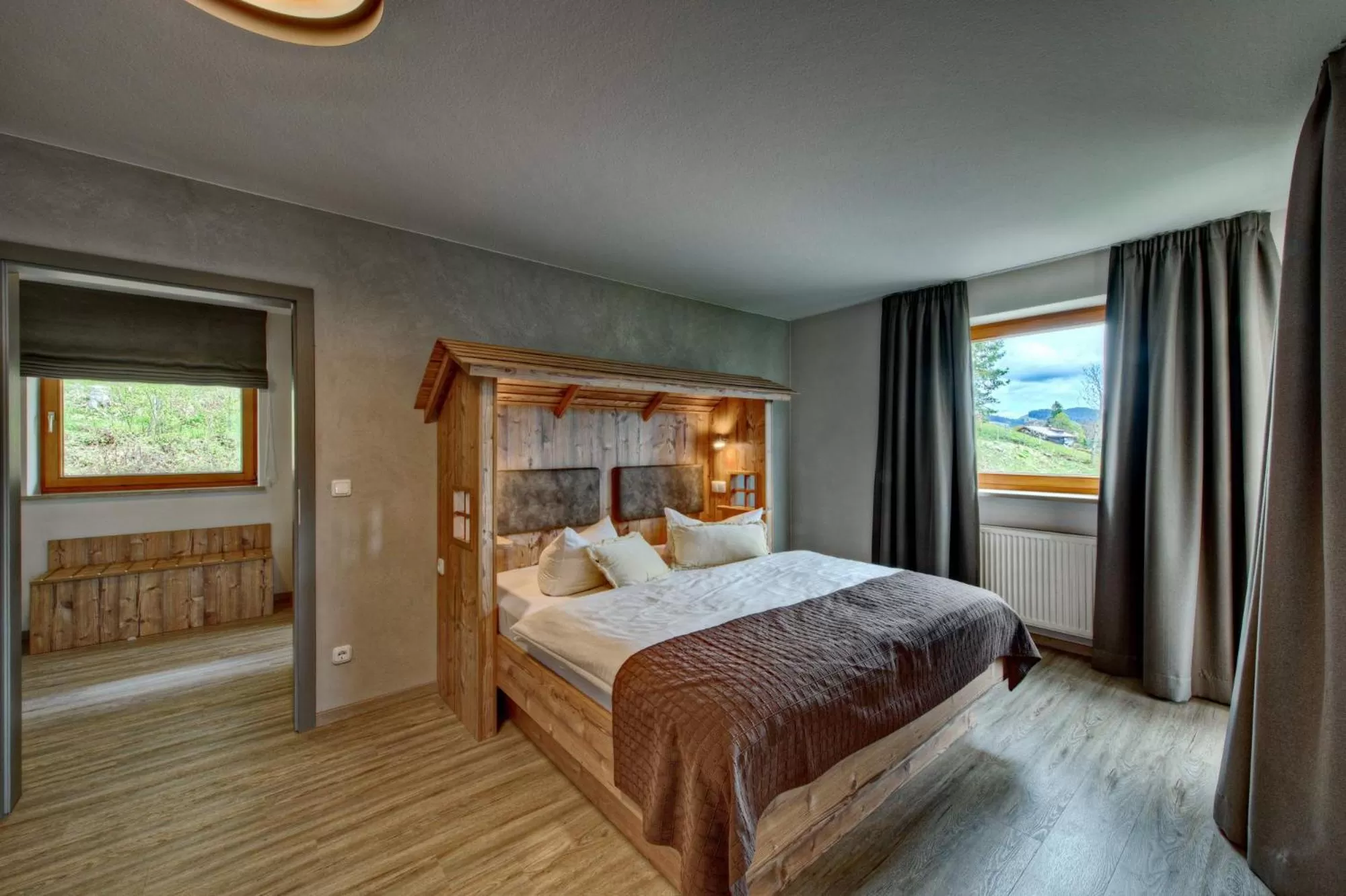 Photo of the whole room, Bed in Allgäuer Panoramahotel