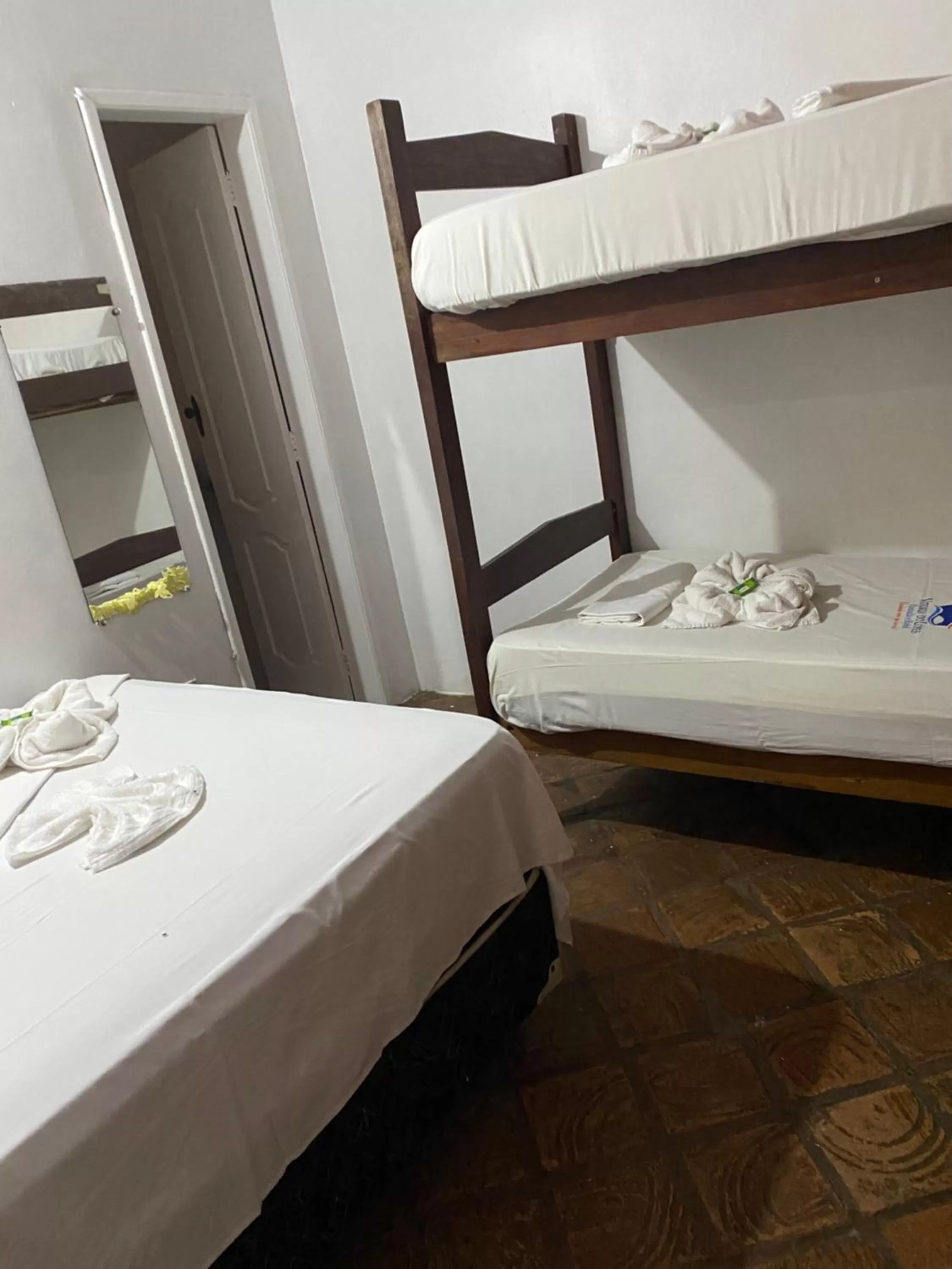 Bed in Pousada Vitória do Lopes