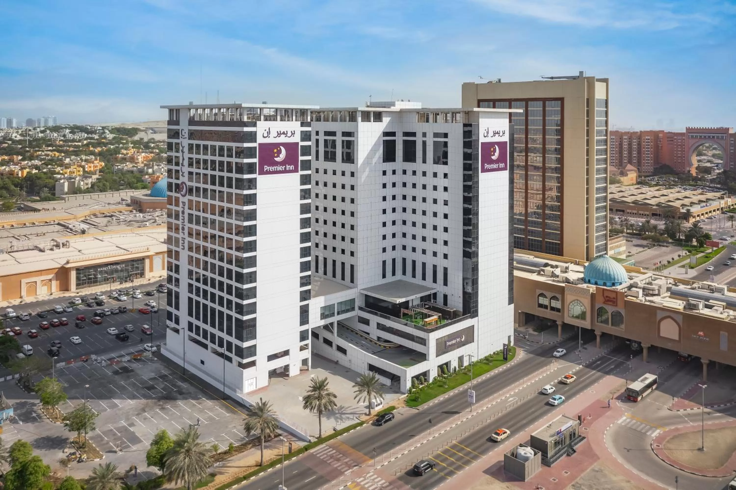 Property building in Premier Inn Dubai Ibn Battuta Mall