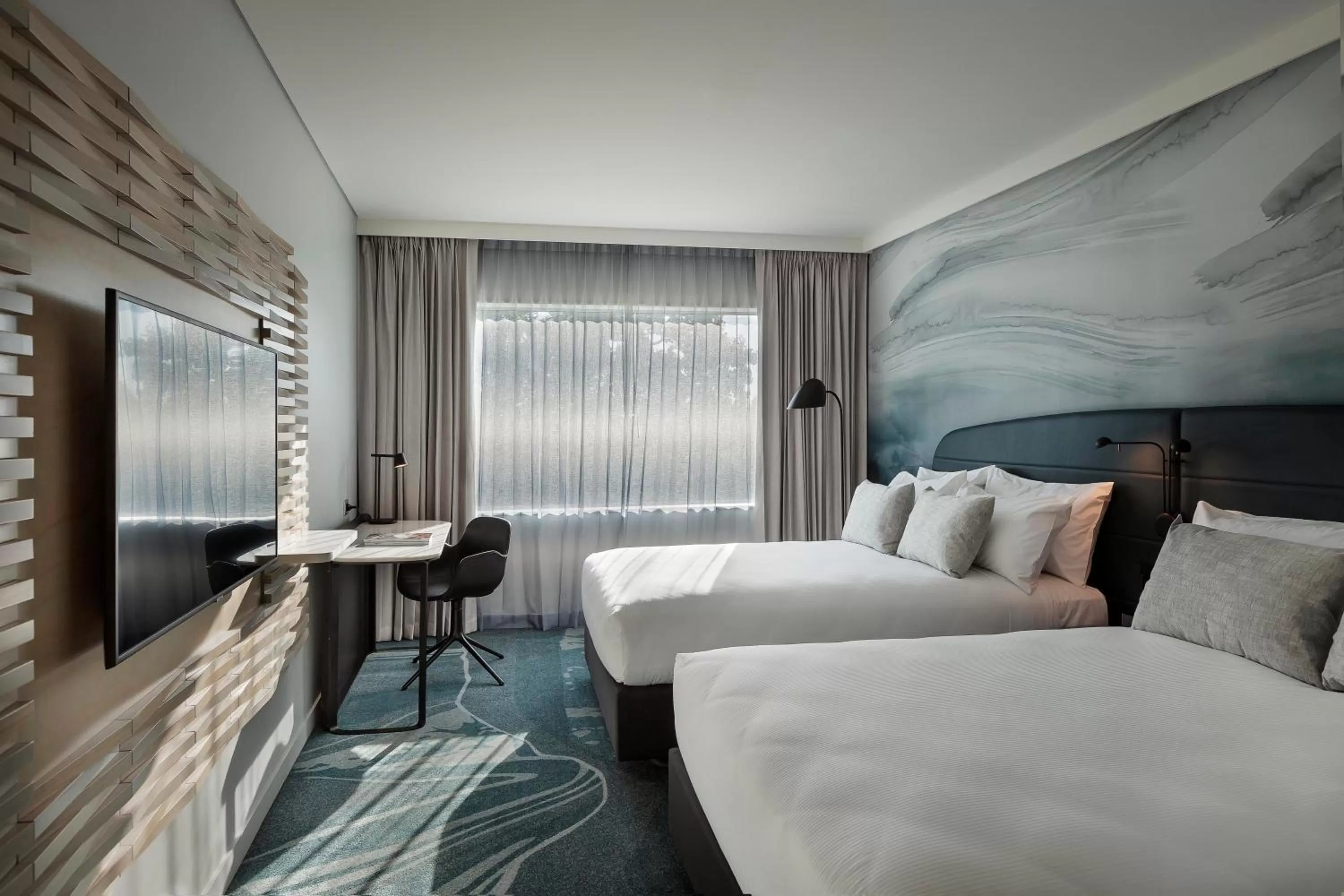 Photo of the whole room, Bed in Novotel Tainui Hamilton